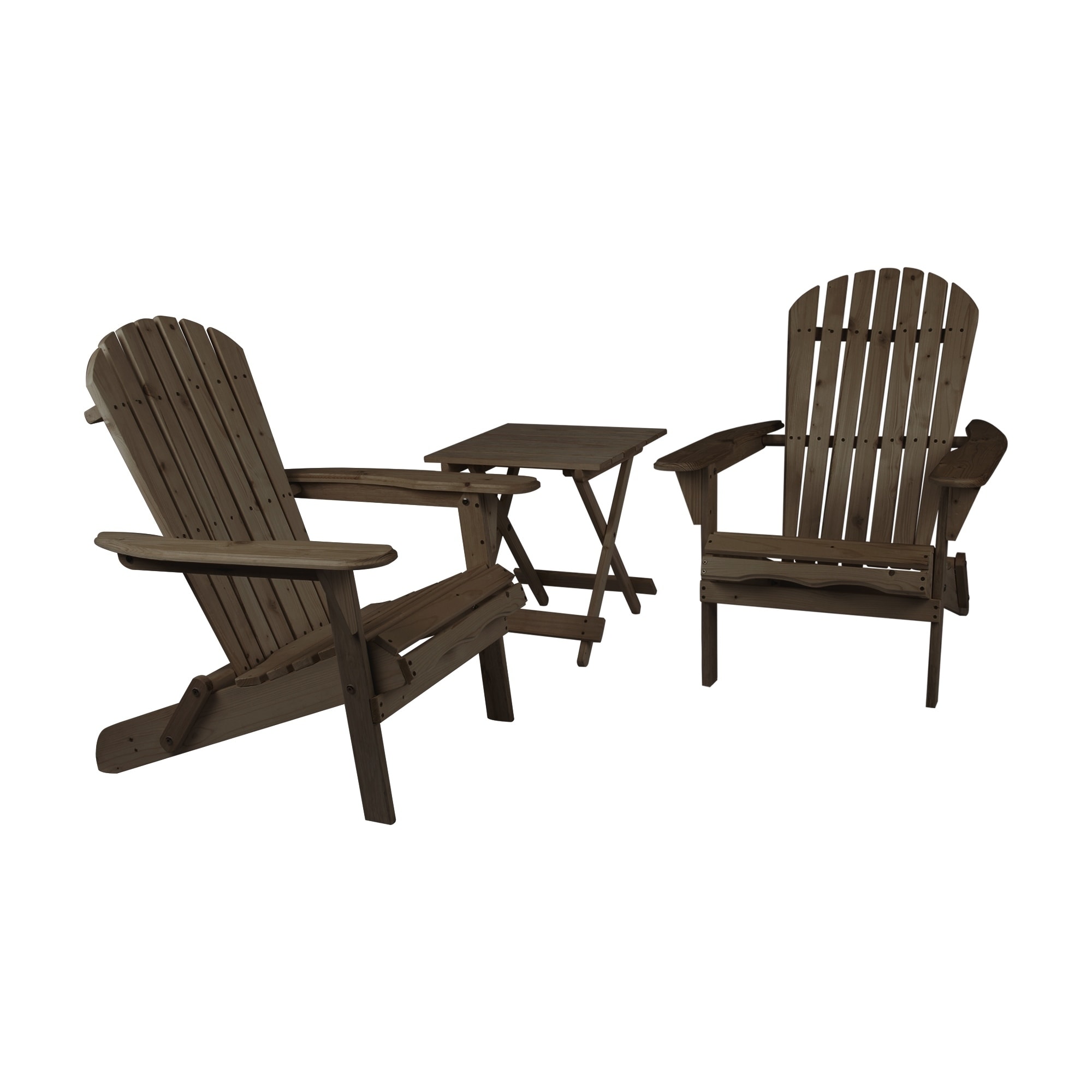 Adirondack Chair Set With Table On Free Shipping Today Adirondack Chair Set With Table