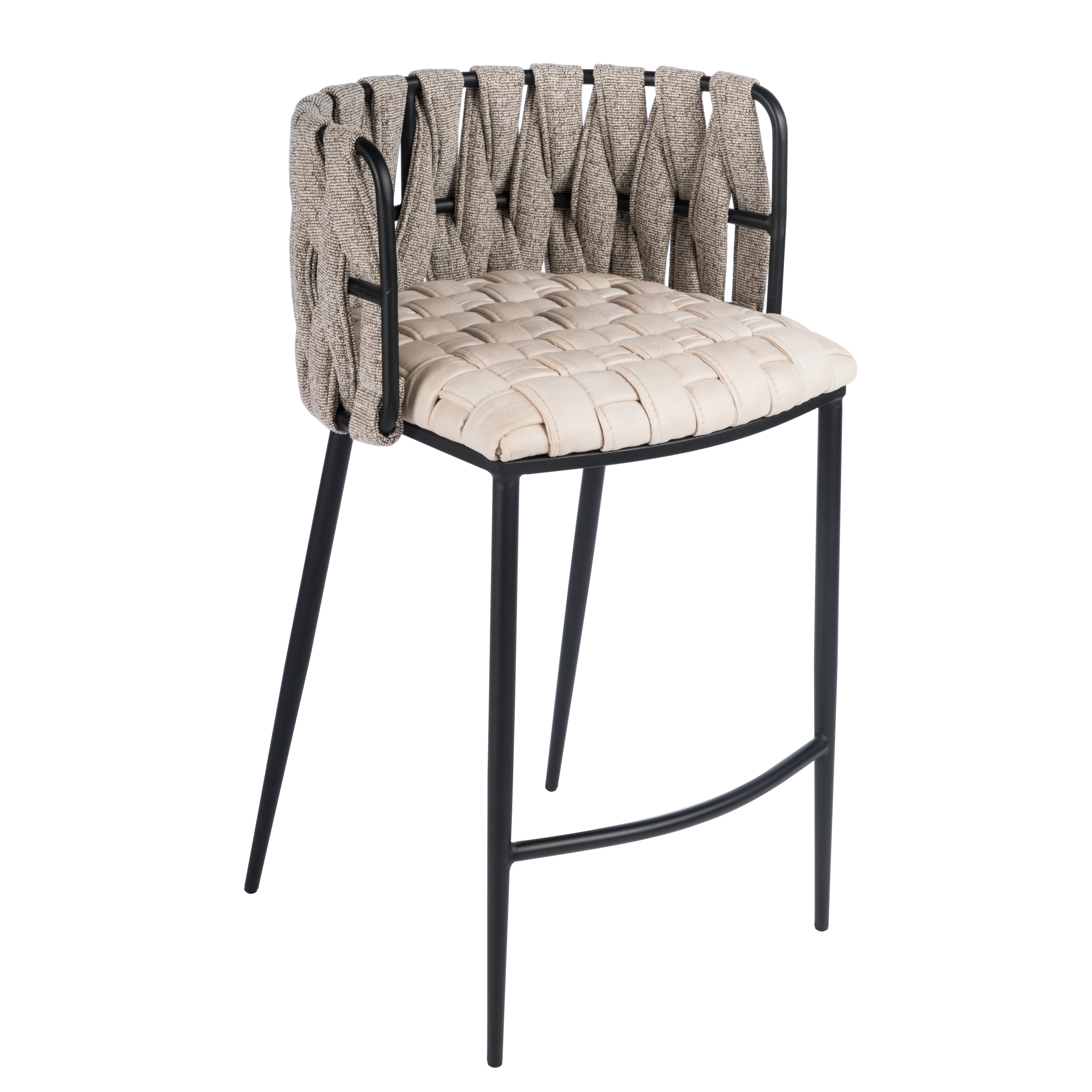 Statements By J Milano Counter Chair Beige 35 Inch Tall Statements By J Milano Counter Chair Beige 35 Inch Tall