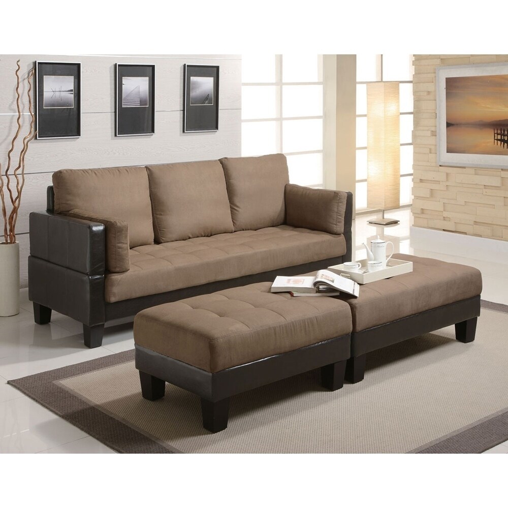 Copper Grove Brunoy Tan Microfiber Sofa Bed