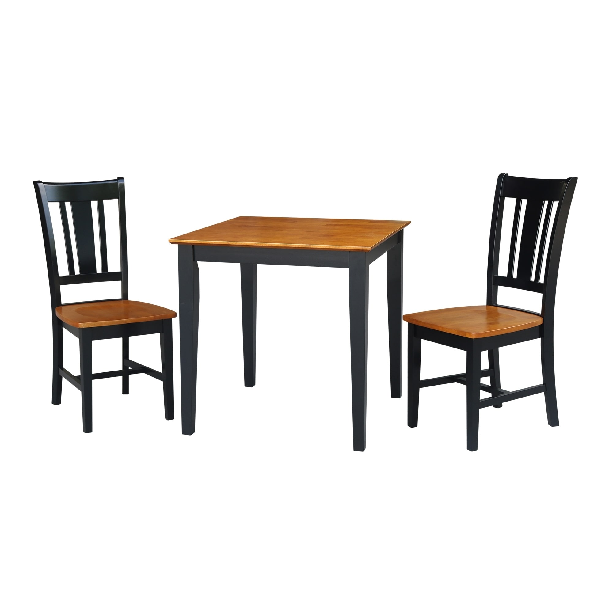 Shop 30x30 Dining Table And Two Chairs Black Cherry Free