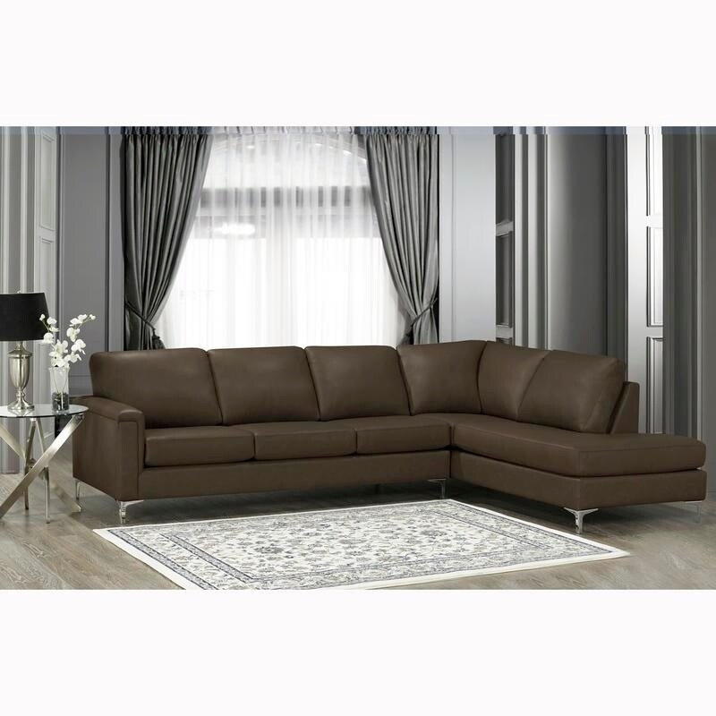 Malibu Premium Top Grain Italian Leather Sectional Sofa