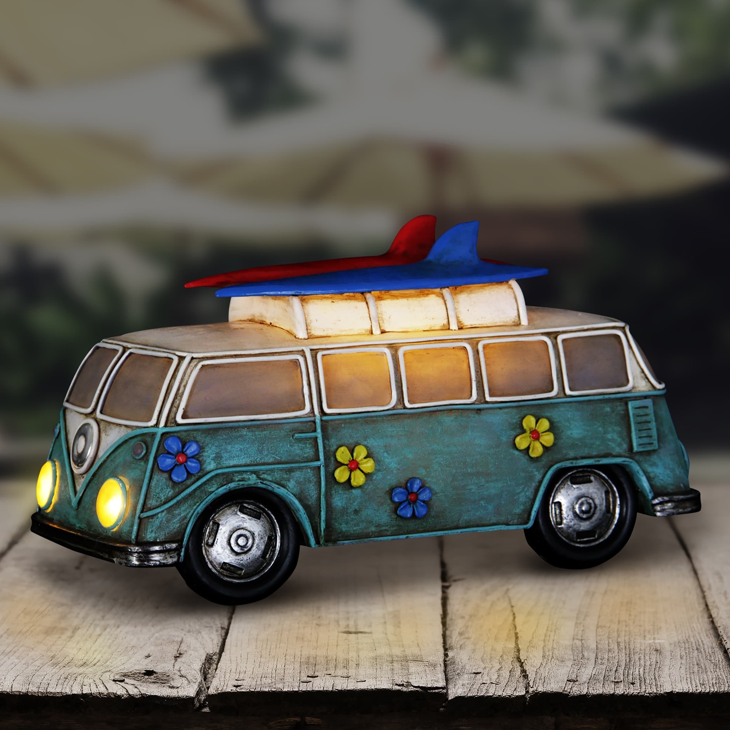 Solar Retro Vw Bus Statue Free Shipping On Orders Over 45 Solar Retro Vw Bus Statue