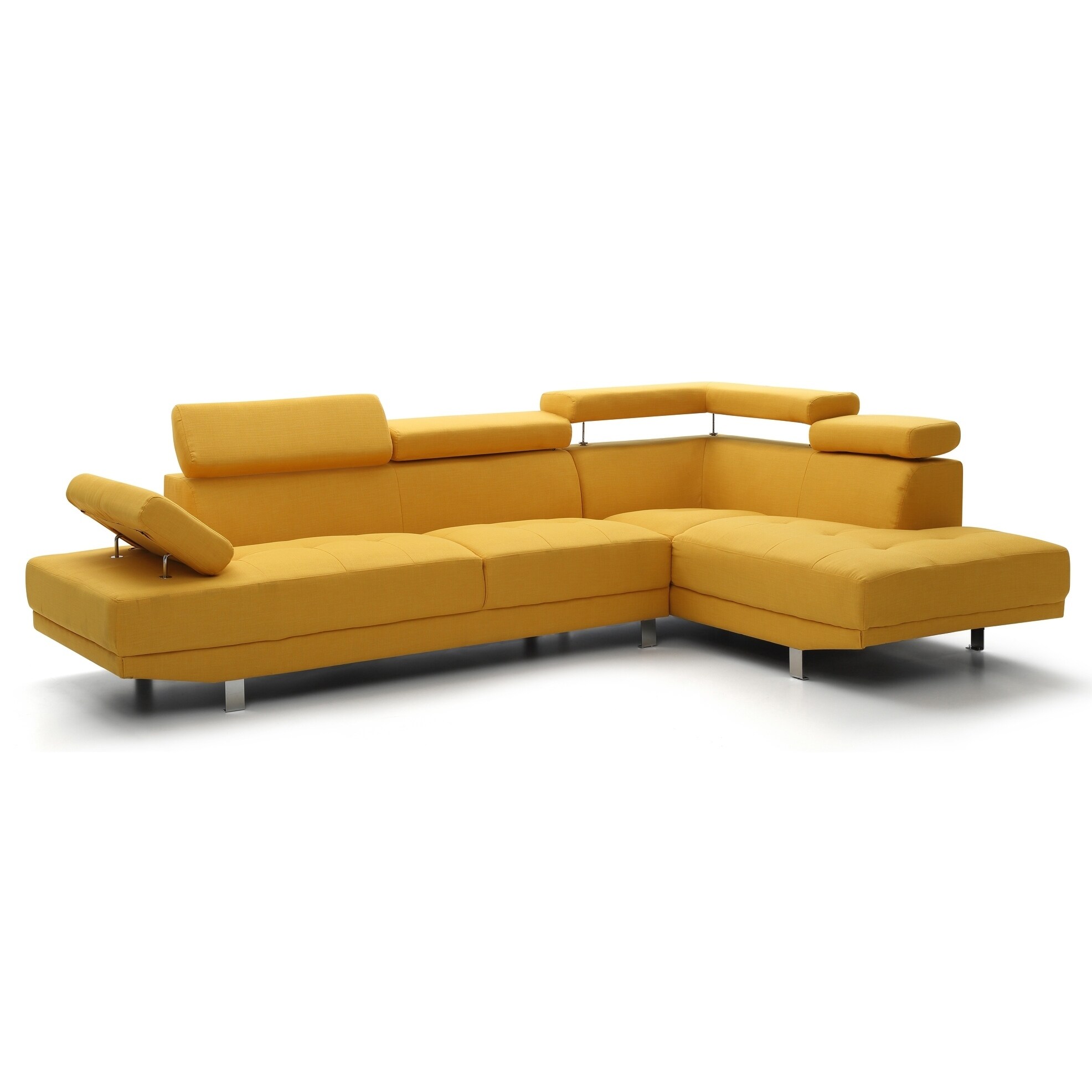 Lyke Home Kori Yellow Sectional