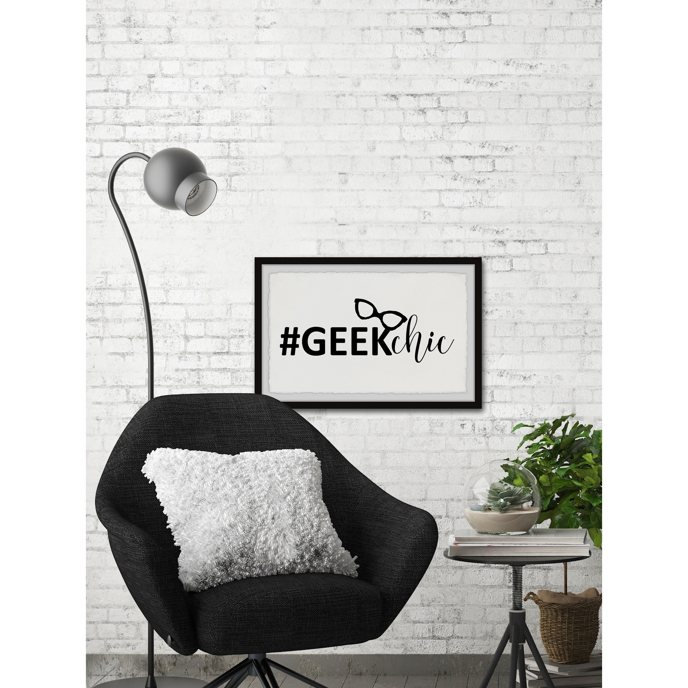 Geek Chic Ii Framed Painting Print Multi Color