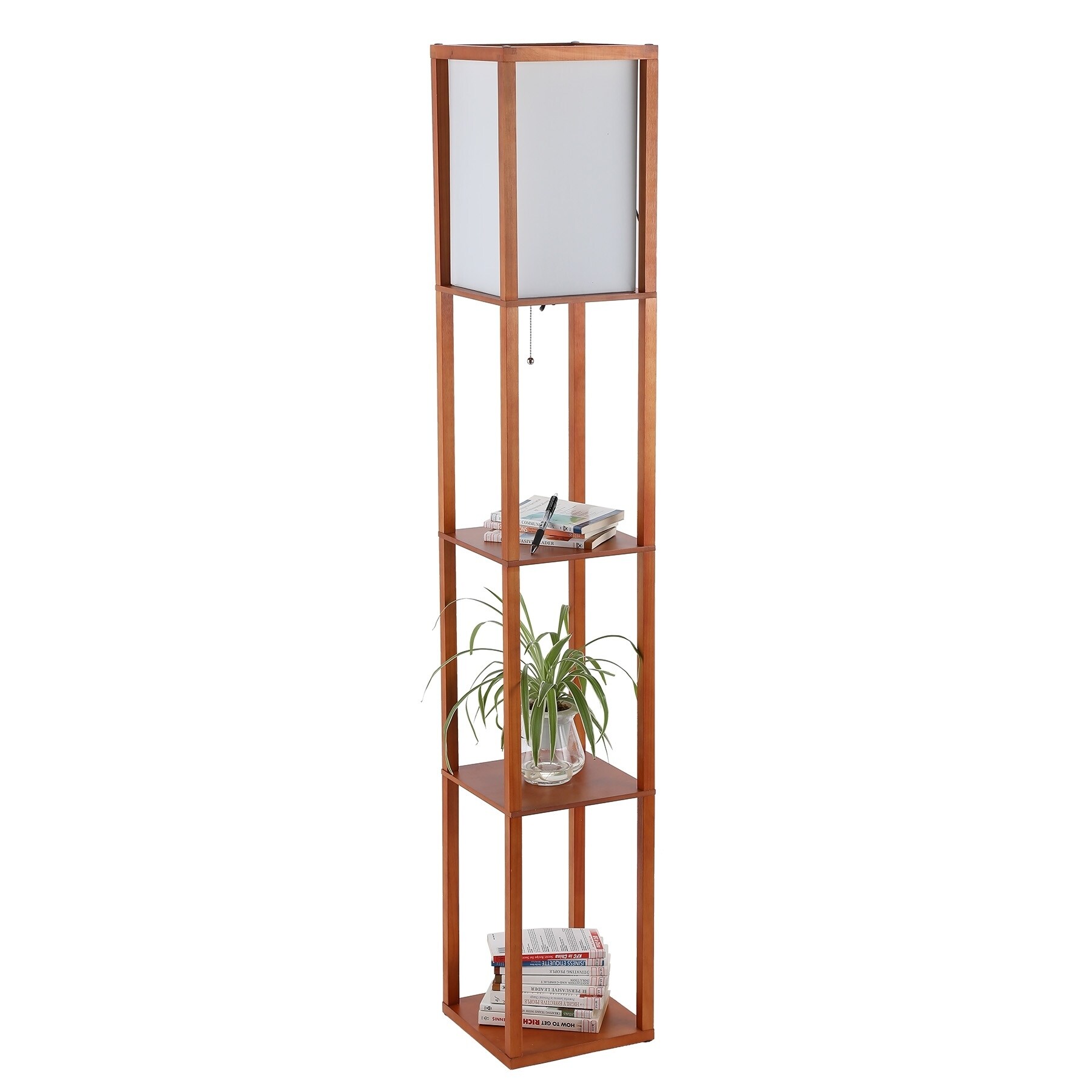 Siobhan Lazydays Etagere Floor Lamp With Shelves