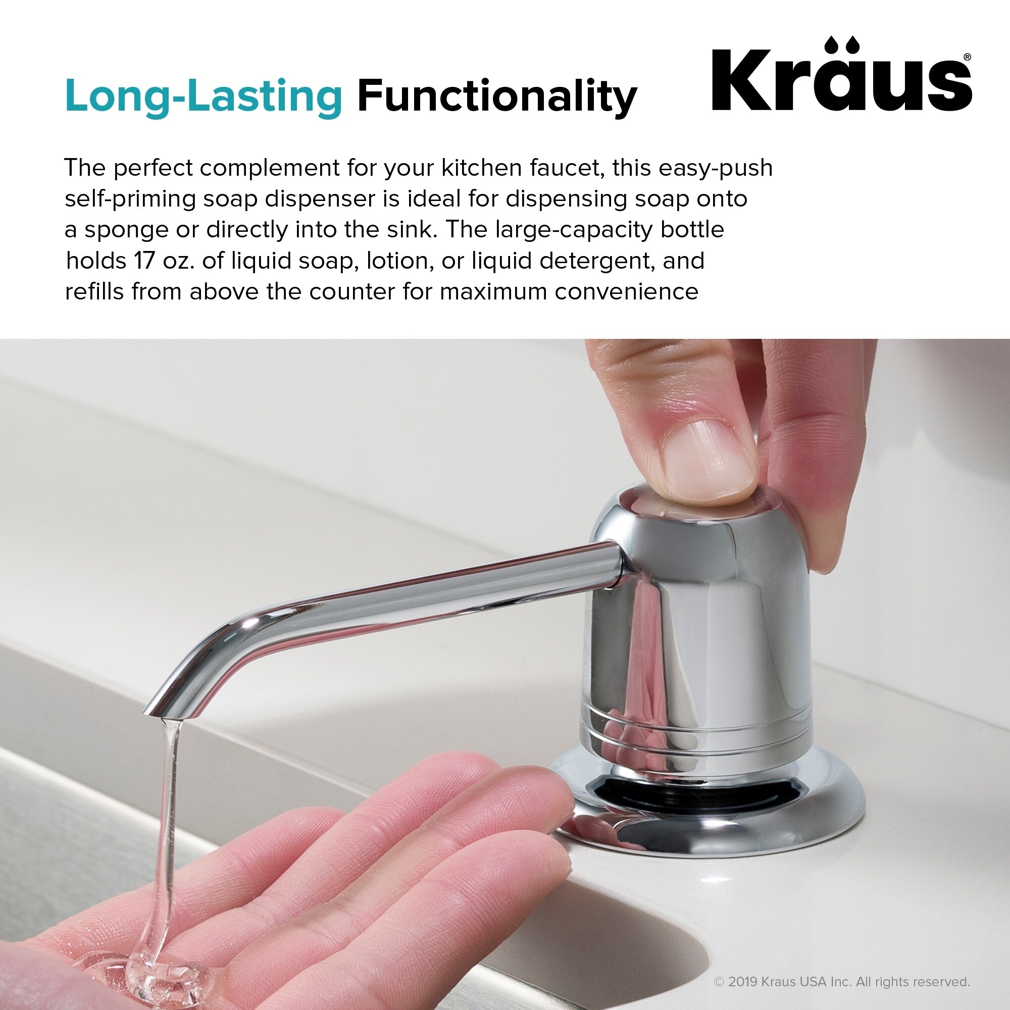 Shop Kraus Ksd 32 Kitchen Soap Dispenser Available Finishes Sfs