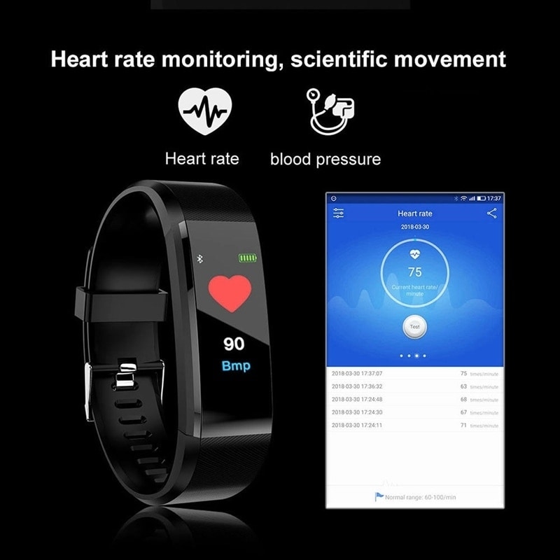 colorburst smartfit oled watch with gps trail tracker