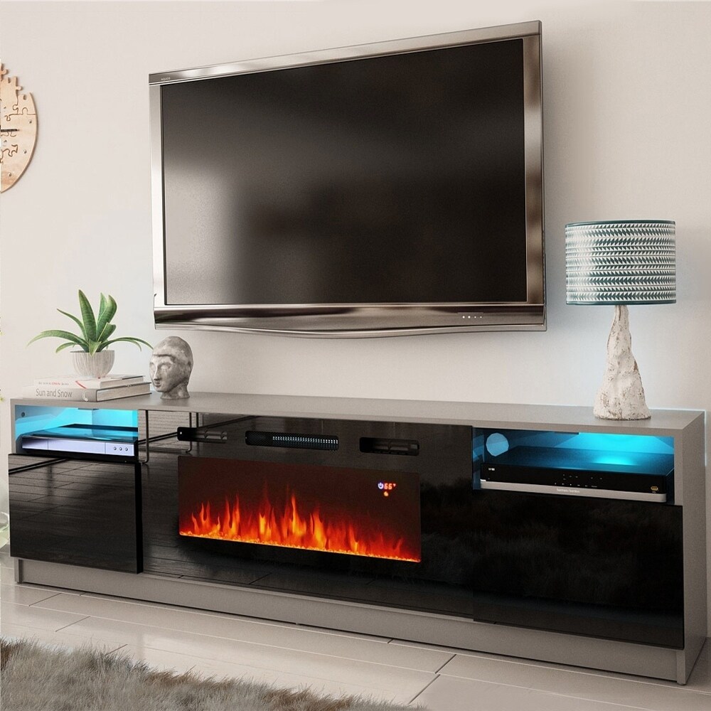 Shop Strick Bolton Amsden Electric Fireplace Tv Stand On Sale