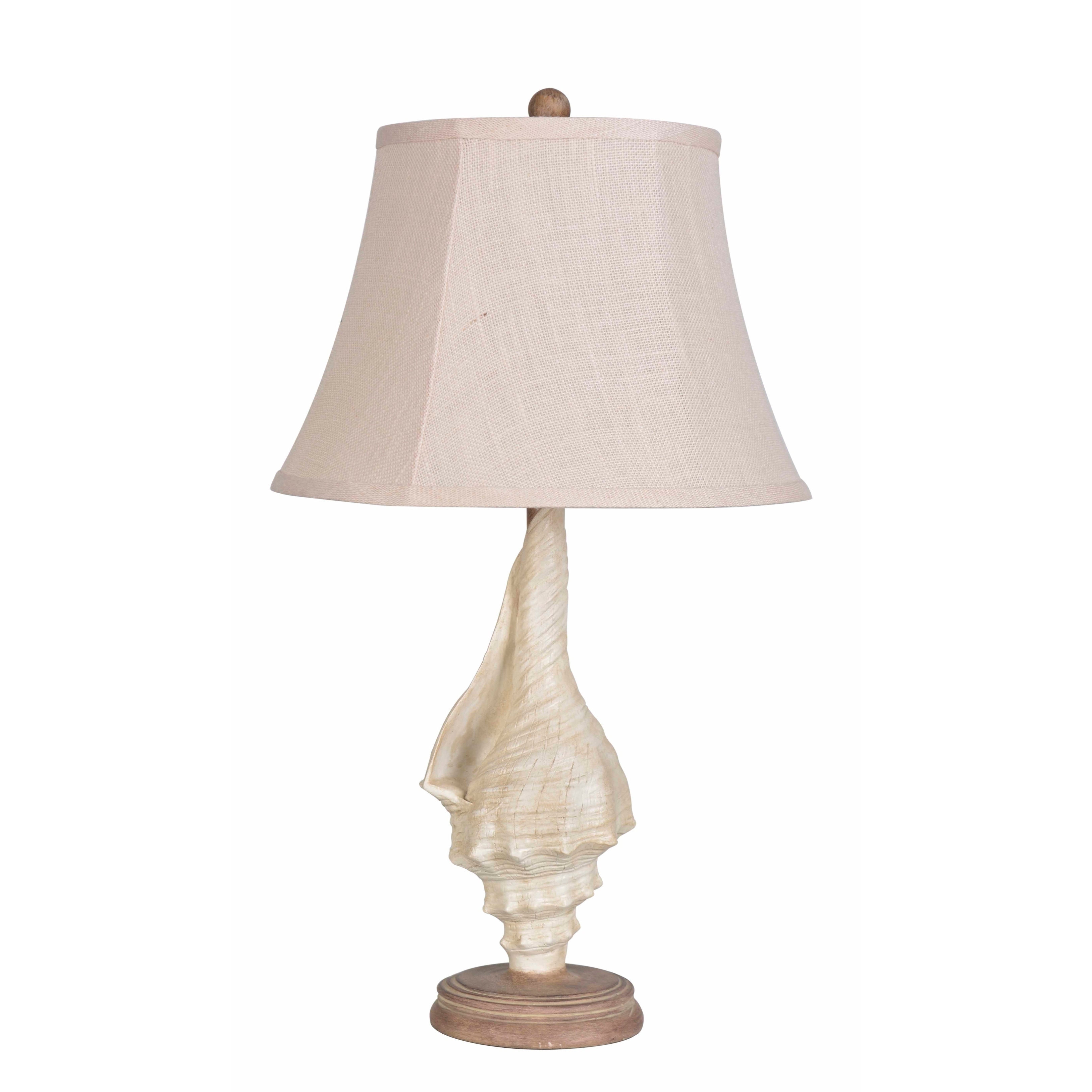 conch shell table lamp