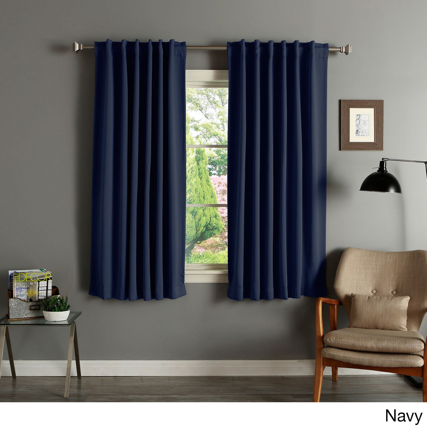 Shop Aurora Home Solid Insulated Thermal 63 Inch Blackout Curtain Panel Pair On Sale Free Shipping Today Overstock 2946006 Shop Aurora Home Solid Insulated Thermal 63 Inch Blackout Curtain Panel Pair On Sale Free Shipping Today Overstock 2946006