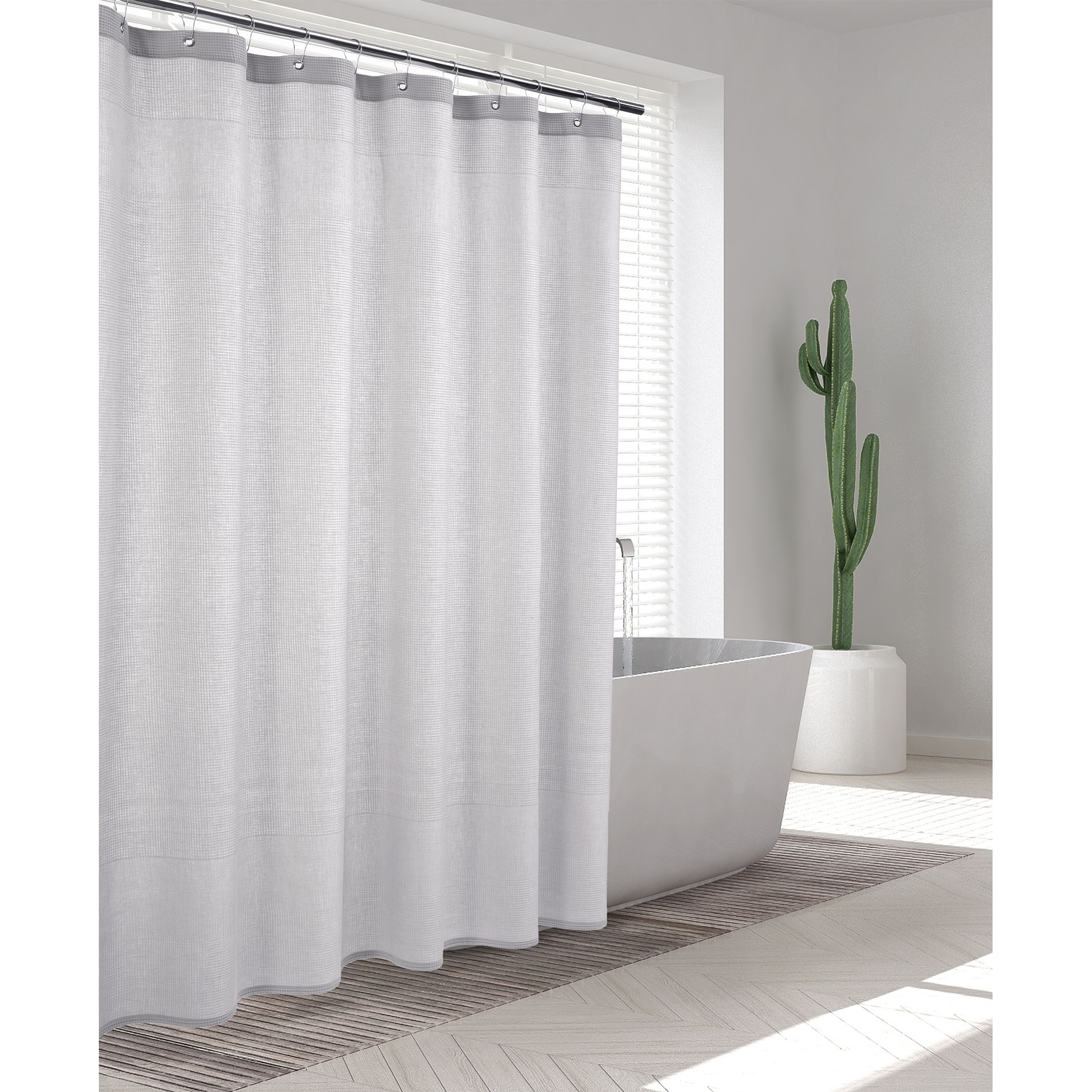 Ria Turkish Cotton Shower Curtain On Sale Overstock 29608868