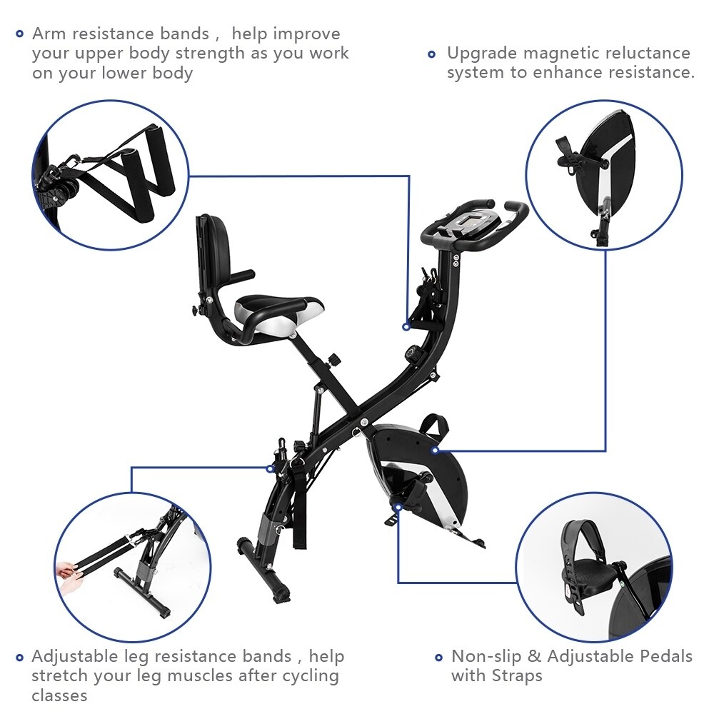 slim cycle folding exercise bike