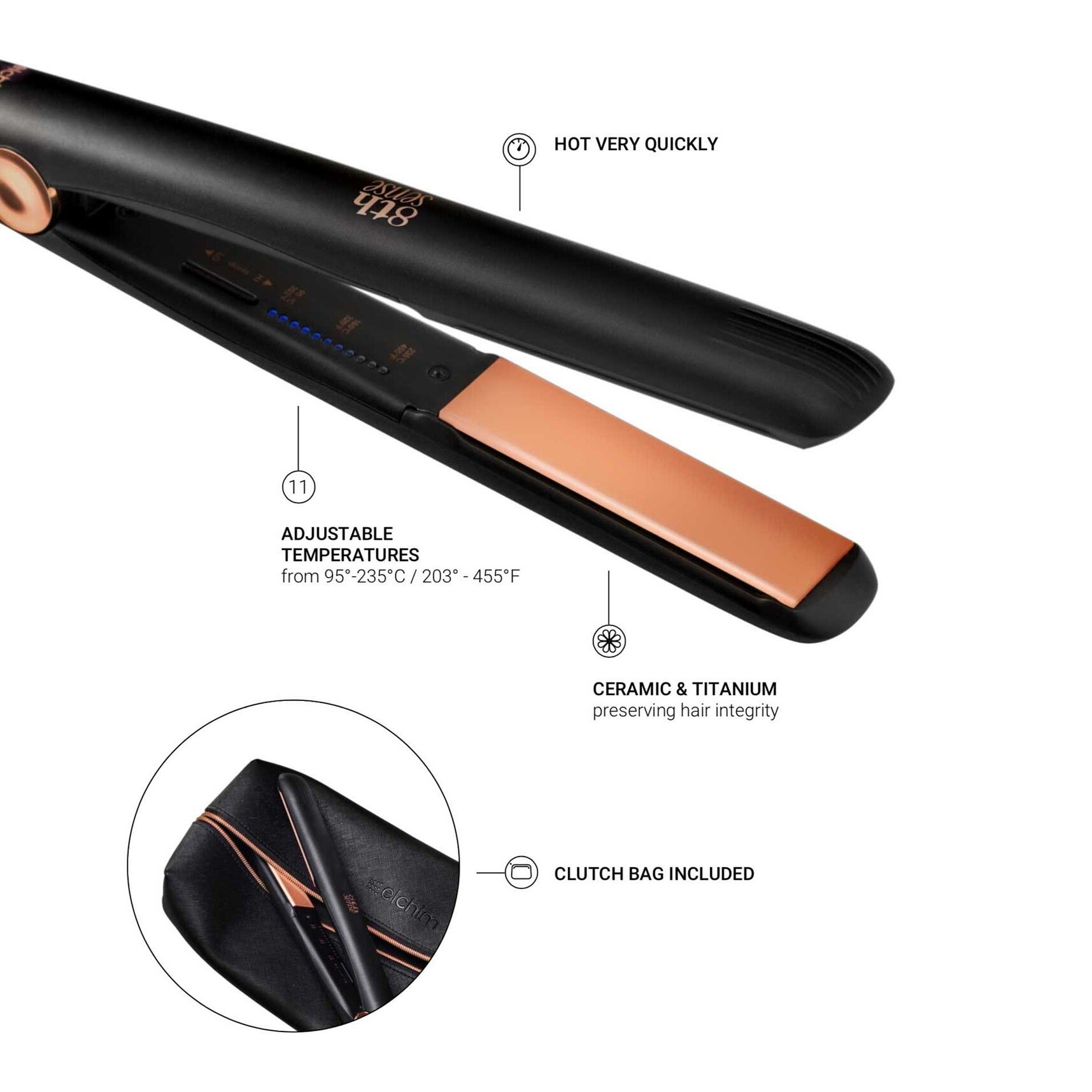 elchim 1in flat iron