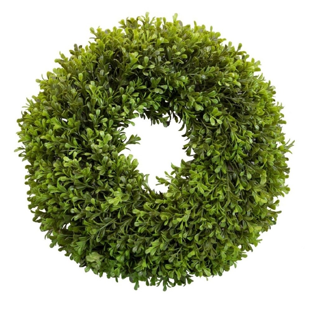 boxwood candle ring