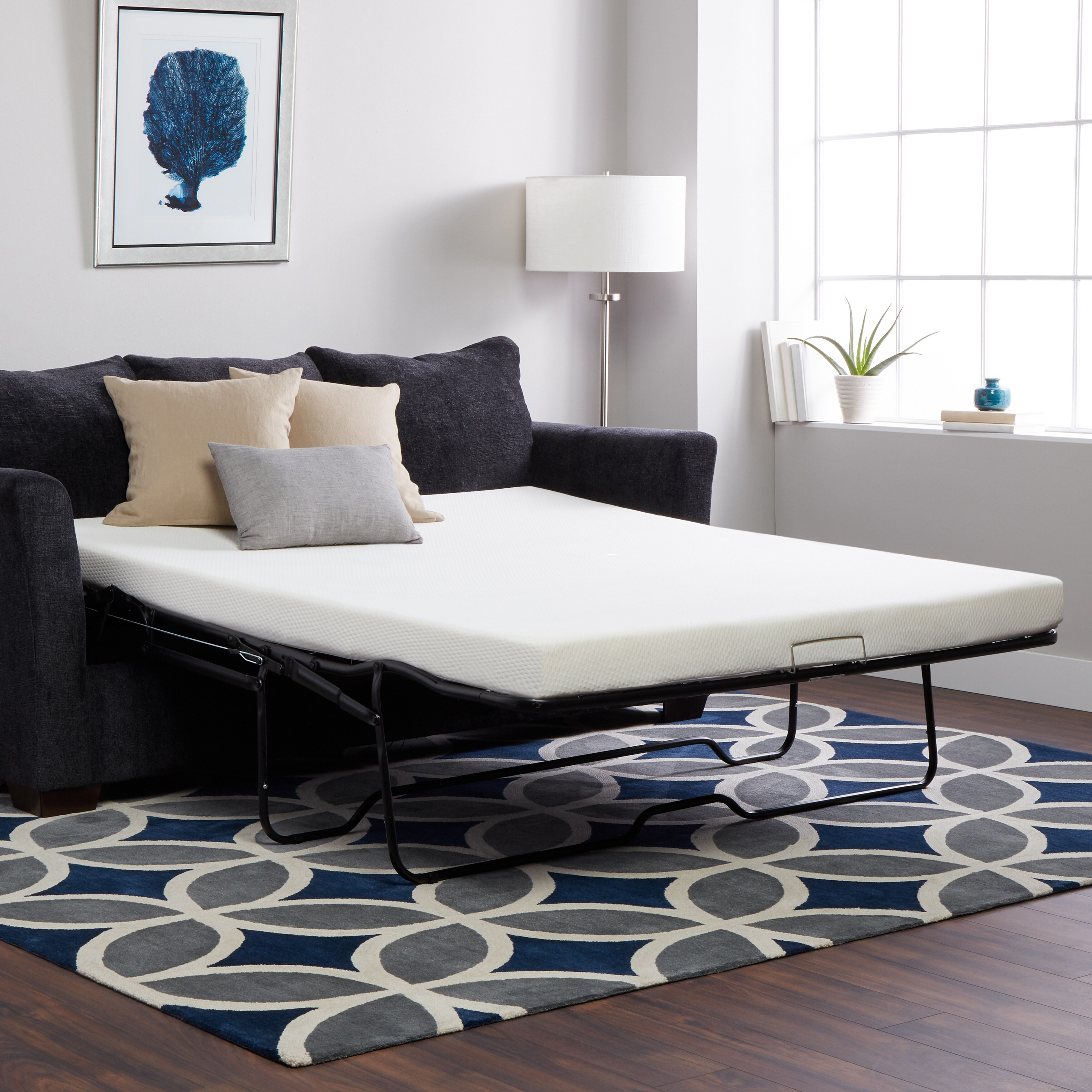 Select Luxury New Life 4 5 Inch Full Size Memory Foam Sofa Bed Select Luxury New Life 4 5 Inch Full Size Memory Foam Sofa Bed Sleeper Mattress Only On Free Shipping Today