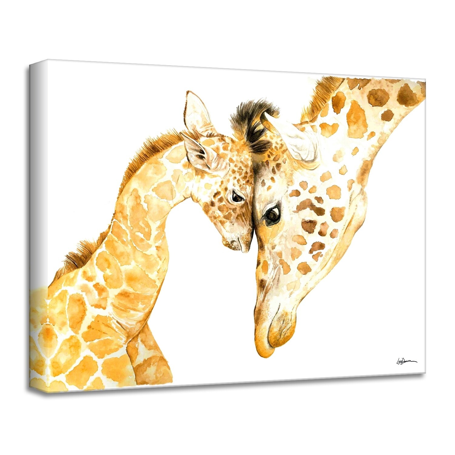 baby giraffe wall art