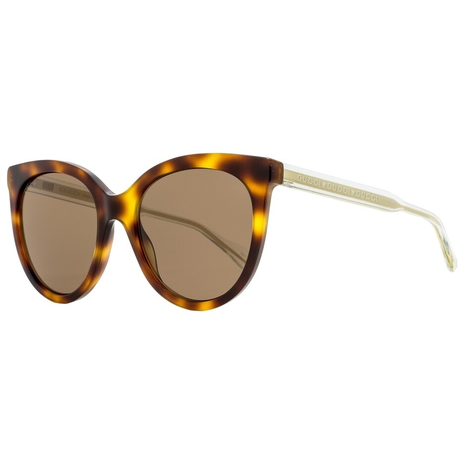 clear and gold gucci glasses