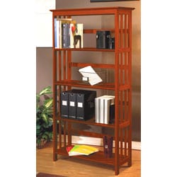 Mission Style Solid Wood Bookcase Free Shipping Today Mission Style Solid Wood Bookcase Free Shipping Today 11250735