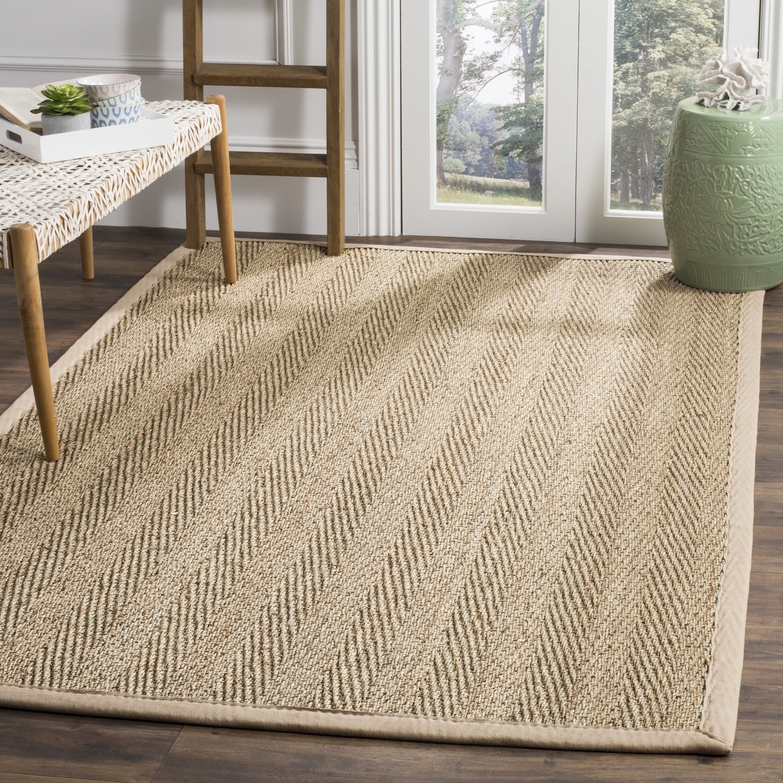 Safavieh Casual Natural Fiber Hand Woven Sisal Beige Safavieh Casual Natural Fiber Hand Woven Sisal Beige Seagr Area Rug 6 X 9 Free Shipping Today 11288273
