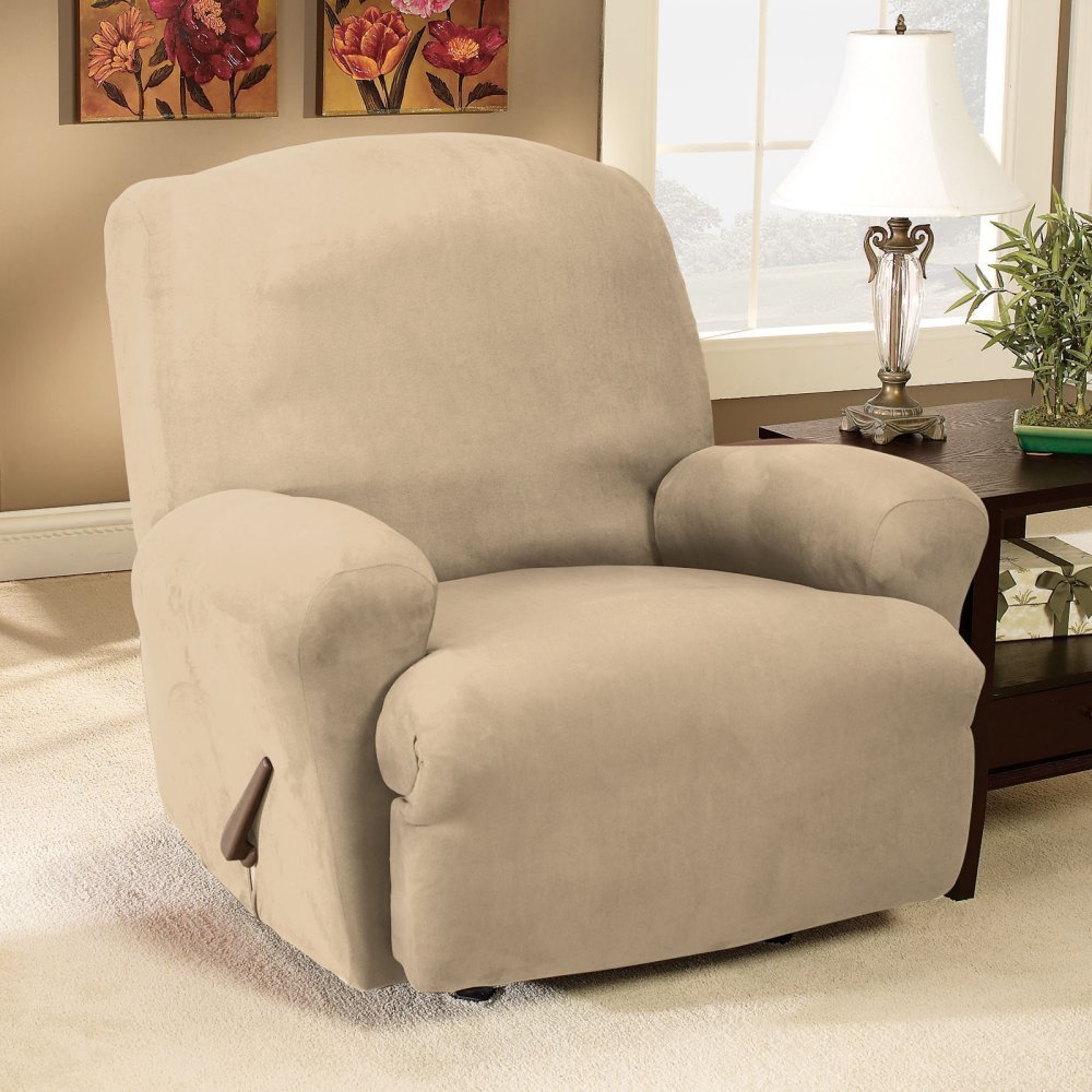 Sure Fit Stretch Suede Recliner Slipcover Free Shipping Today