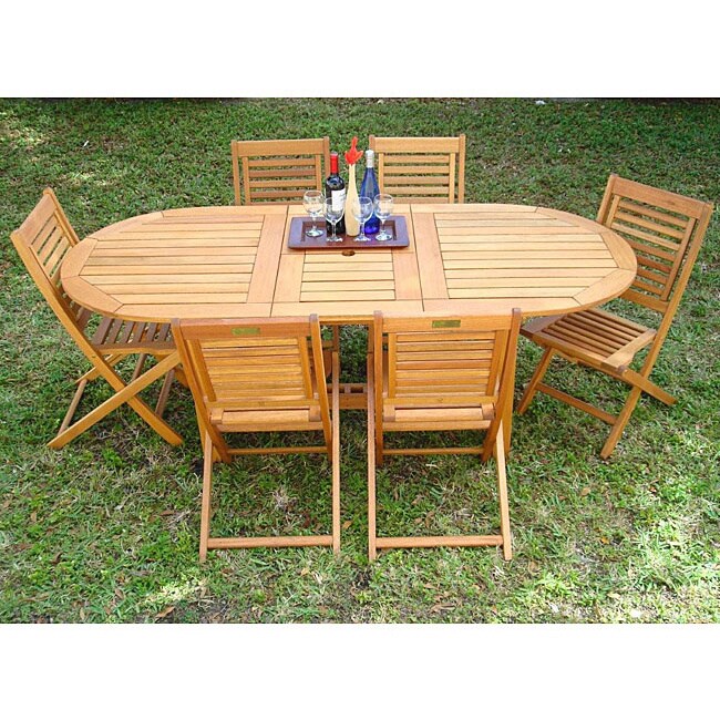 Shop Amazonia Liverpool 7 Piece Outdoor Dining Set Shop Amazonia Liverpool 7 Piece Outdoor Dining Set