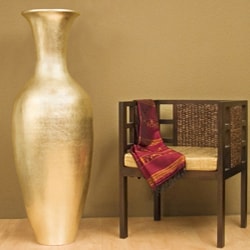 shop tall 46 inch leaf floor vase and birch branches free shipping today overstockcom 3281561 - Floor Vase shop tall 46 inch leaf floor vase and birch branches free shipping today overstockcom 3281561 - Floor Vase