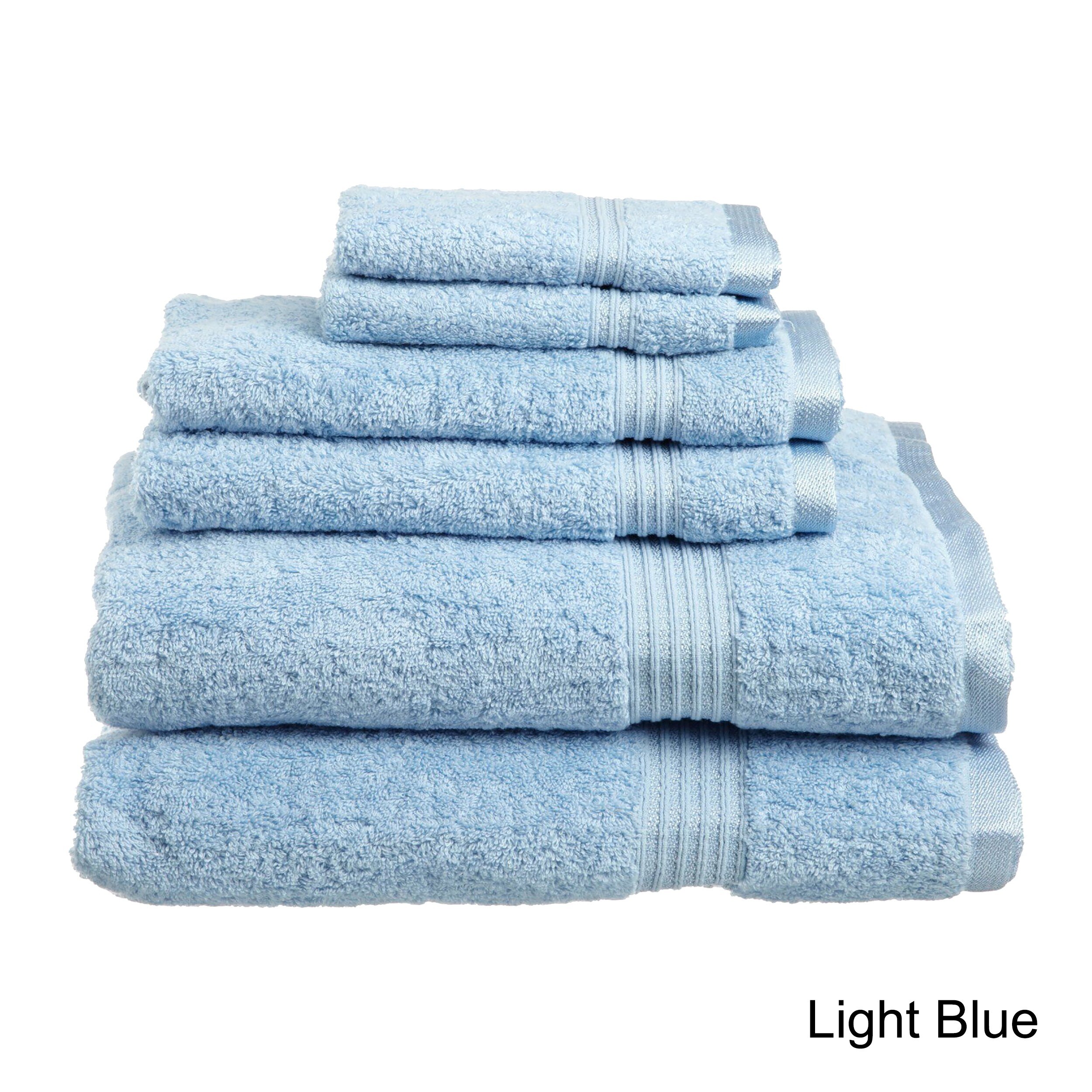 superior plush absorbent 600 gsm combed cotton 6 piece towel set chaps bath sheets