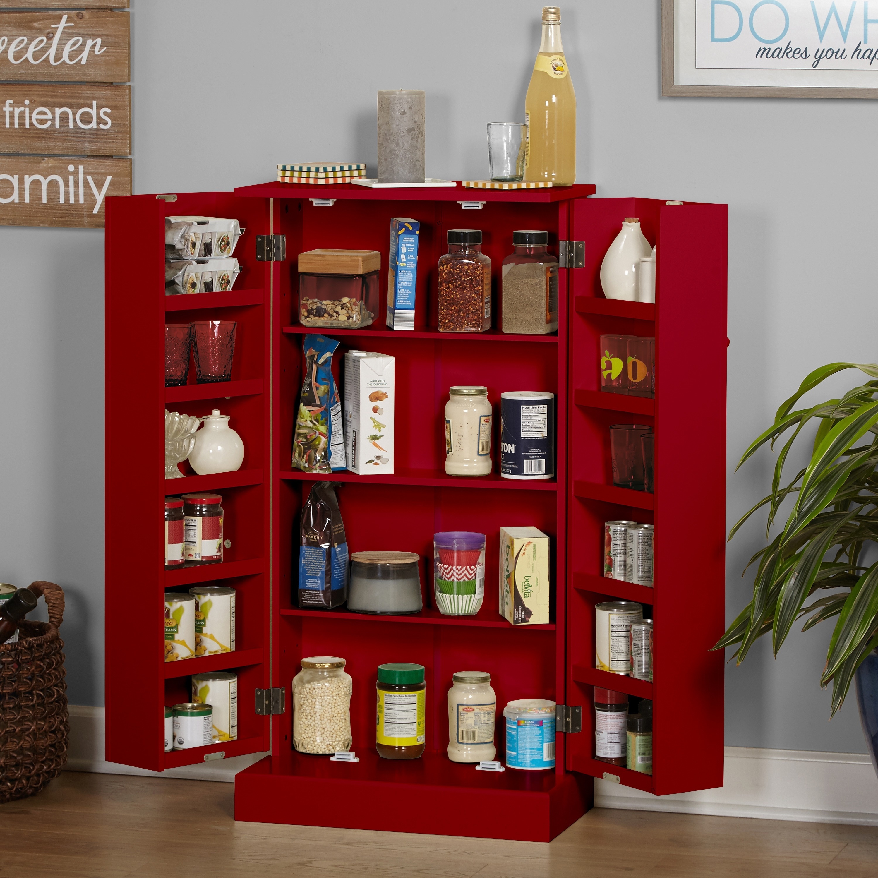 Simple Living Pine Utility Kitchen Pantry Free Shipping Today Simple Living Pine Utility Kitchen Pantry Free Shipping Today 3303390