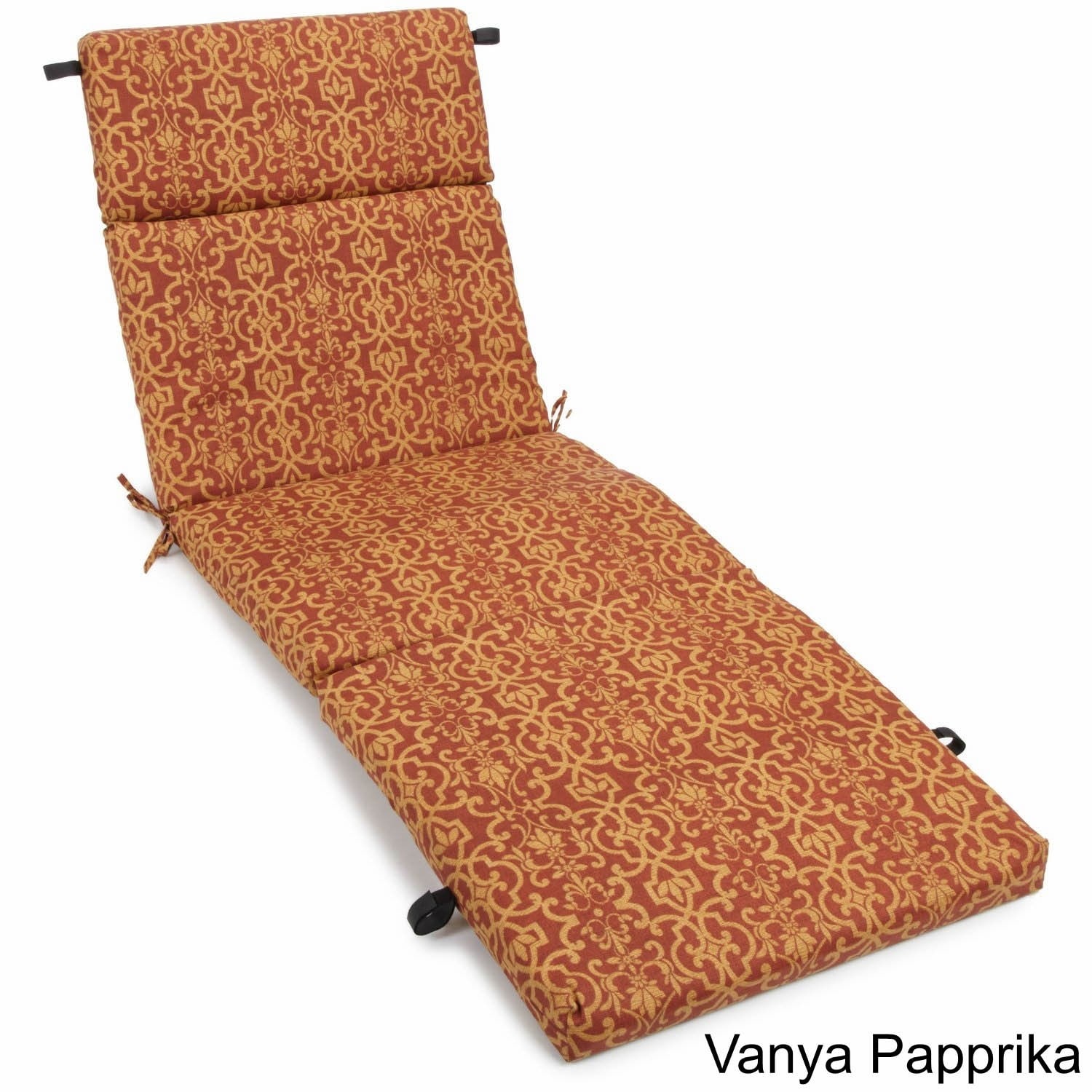 shop blazing needles 72 inch all weather chaise lounge cushion on