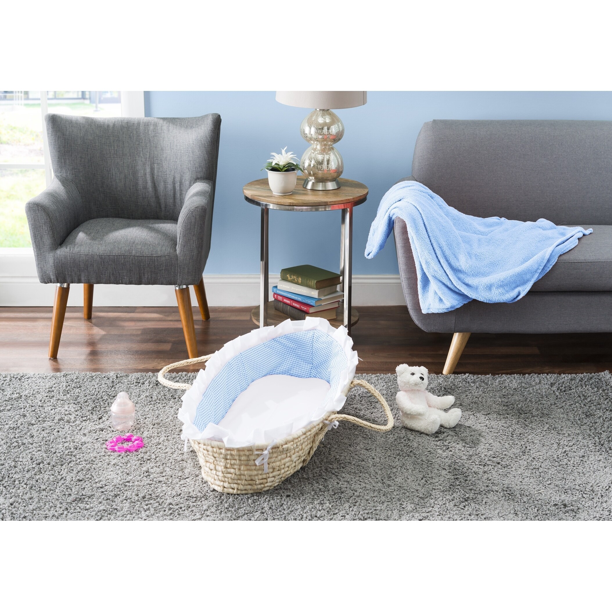 moses basket for living room