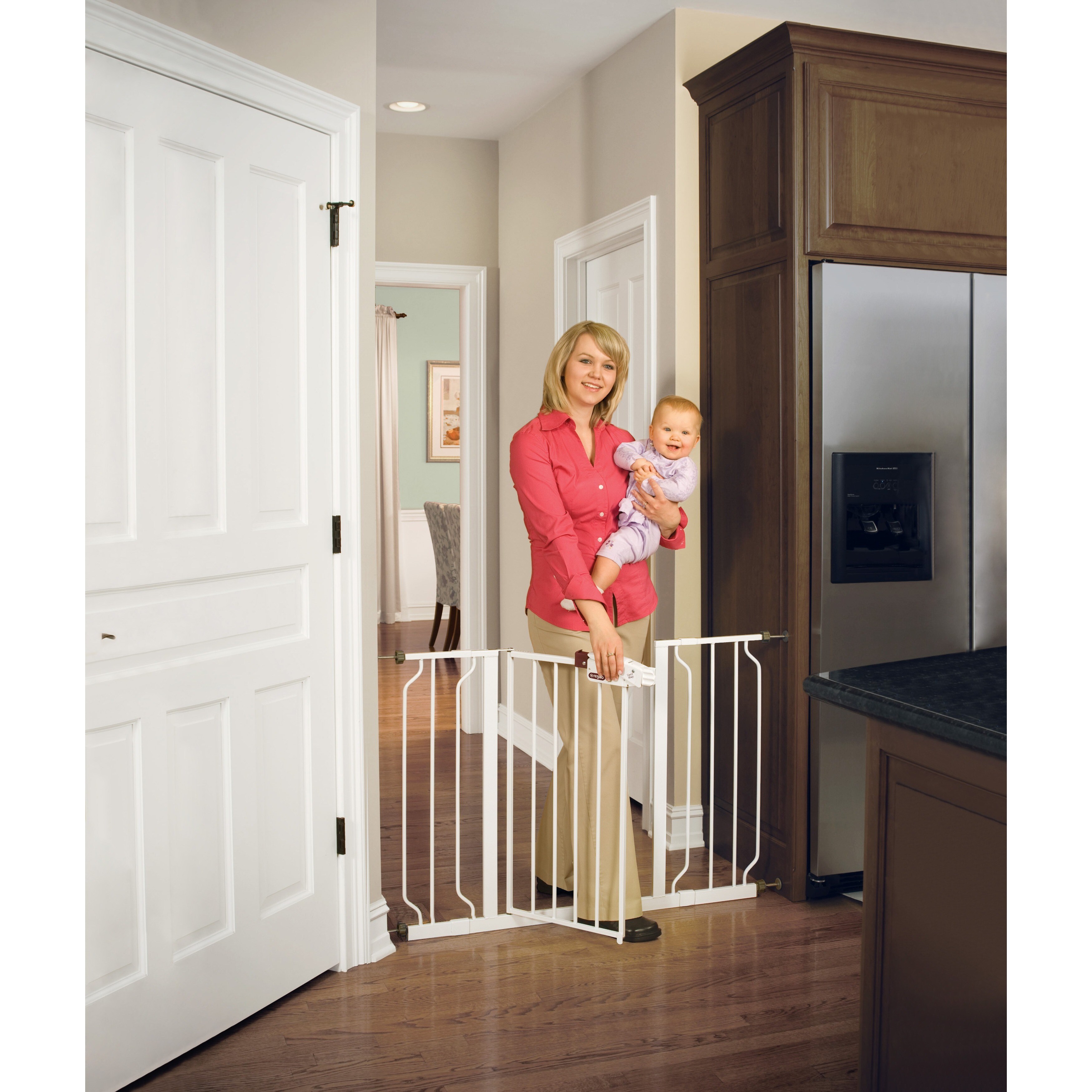 Shop Easy Step Extra Wide Metal Walk Thru Gate Free Shipping