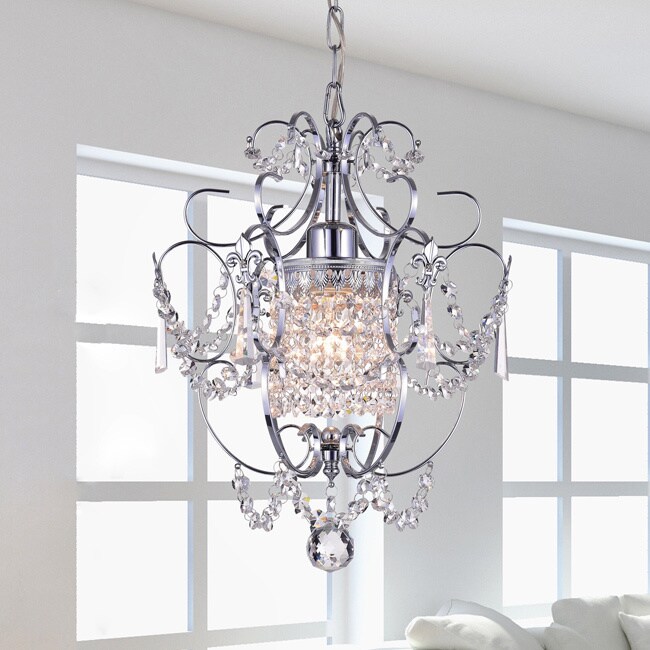 Chrome Crystal Chandelier Free Shipping Today 12114025