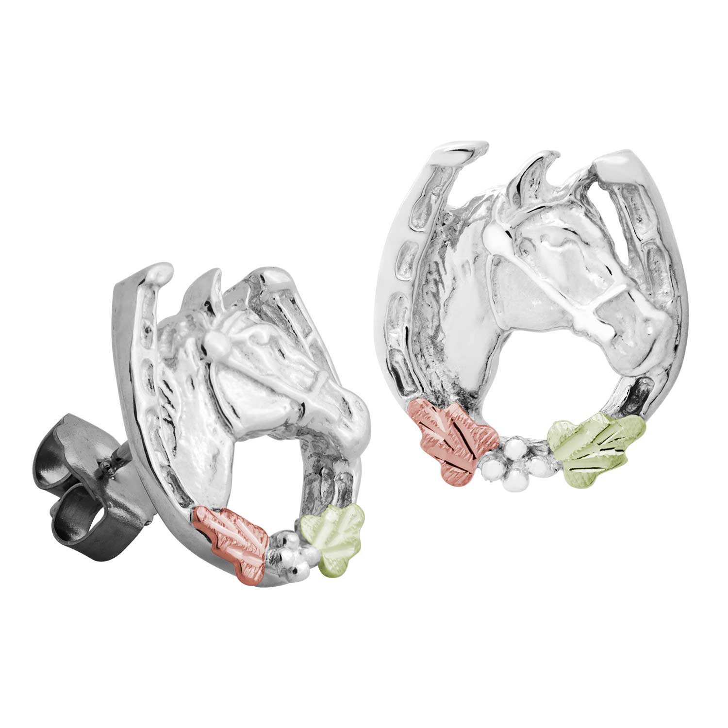Black Hills Gold And Silver Horseshoe Earrings Free Shipping Today Black Hills Gold And Silver Horseshoe Earrings Free Shipping Today 12134065