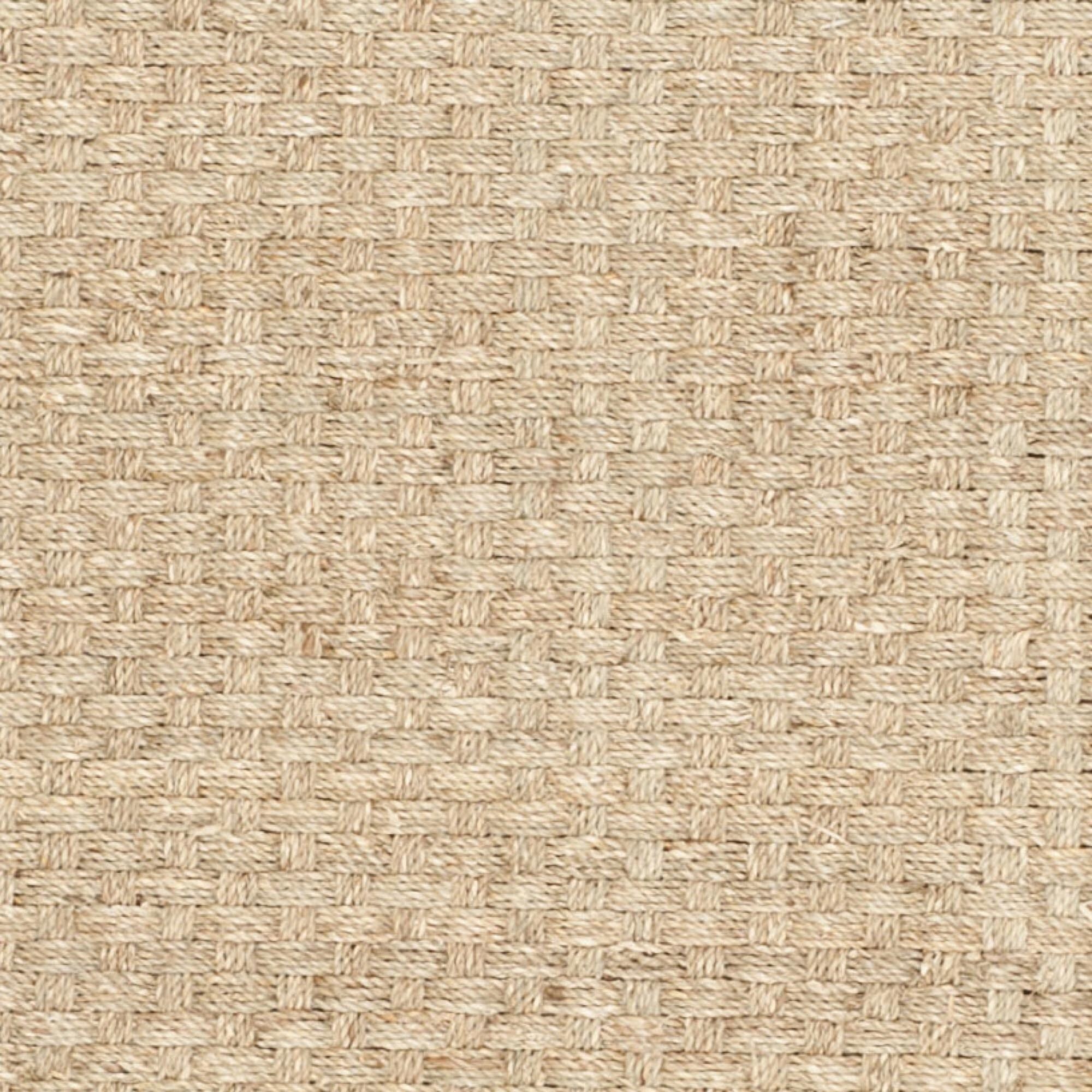 Shop Safavieh Casual Natural Fiber Natural And Black Border Seagrass