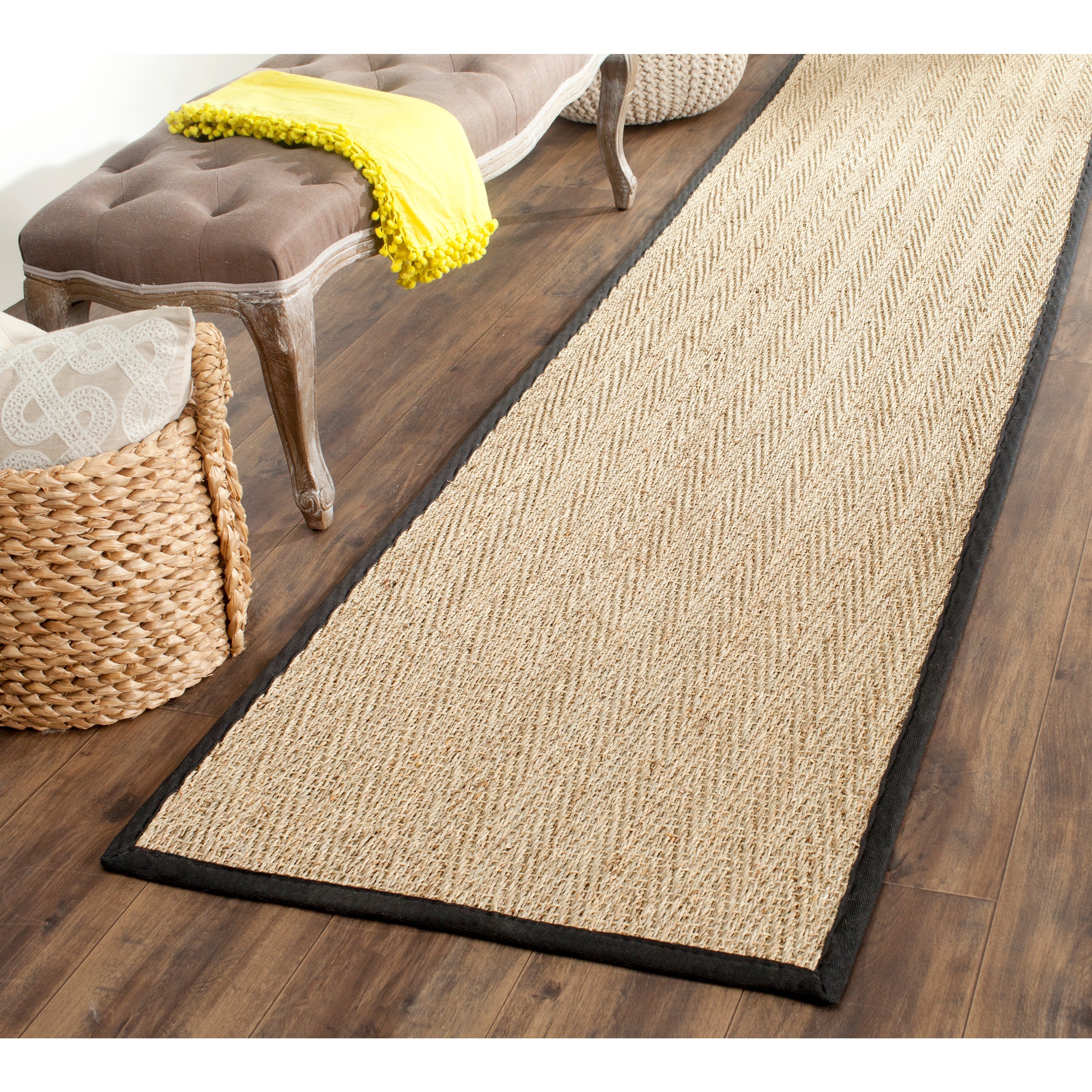 Hard Wearing Rug Sisal Look Natural Beige Modern Carpet Flat Woven Room Hall Mat