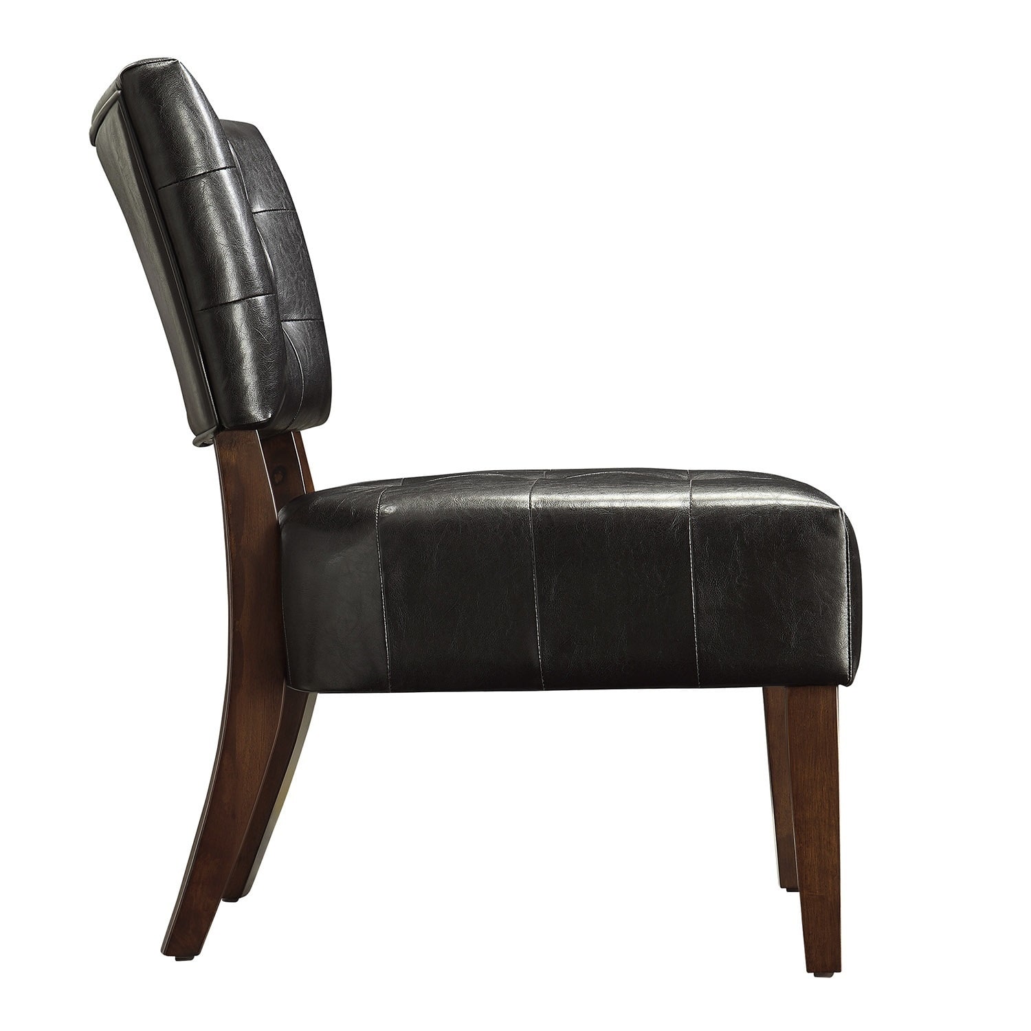 Charlotte Faux Leather Armless Accent Chair By Inspire Q Charlotte Faux Leather Armless Accent Chair By Inspire Q Clic Free Shipping Today 4302144