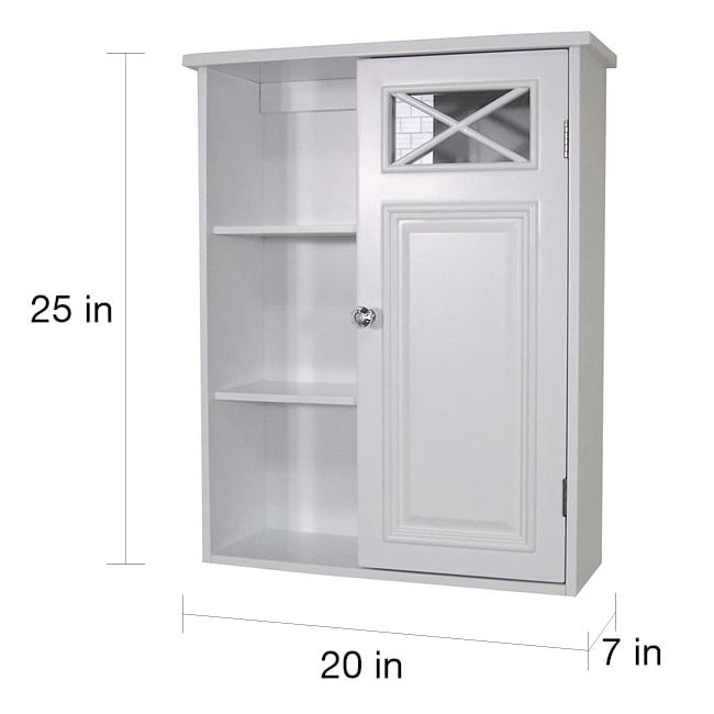 Virgo 1 Door Wall Cabinet By Elegant Home Fashions Free Virgo 1 Door Wall Cabinet By Elegant Home Fashions Free Shipping Today 4310736