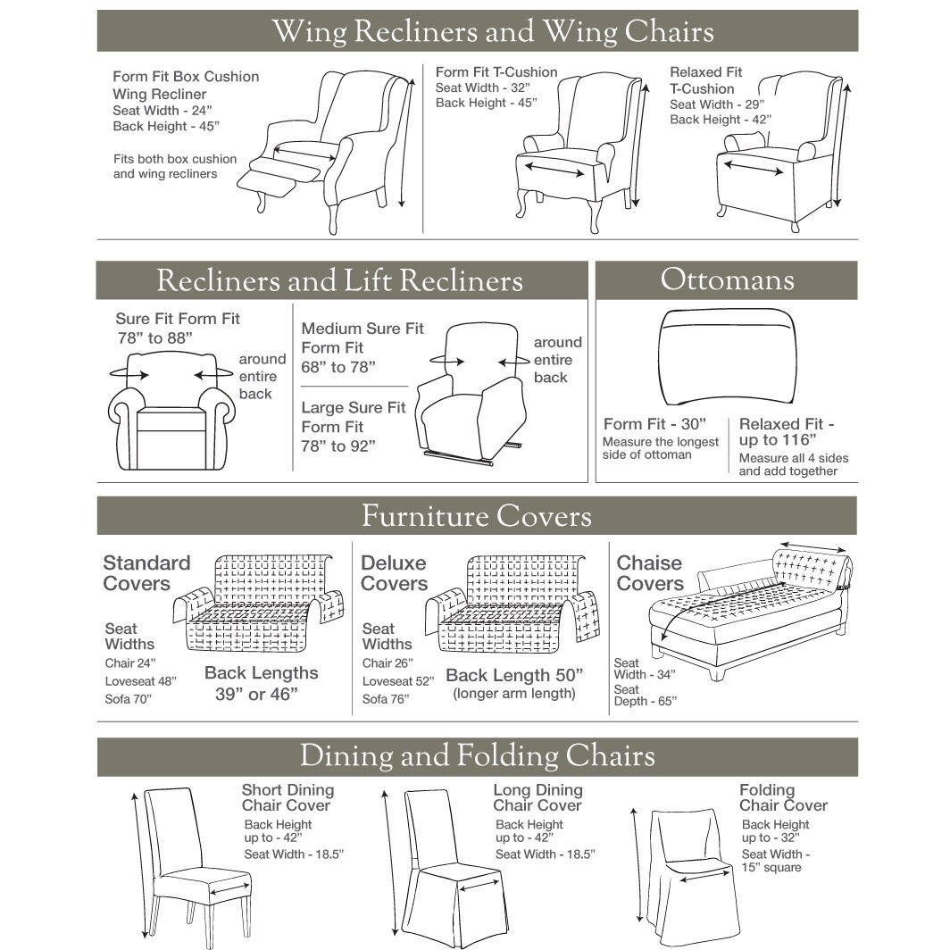 Sure Fit Plush Sofa Throw Cover
