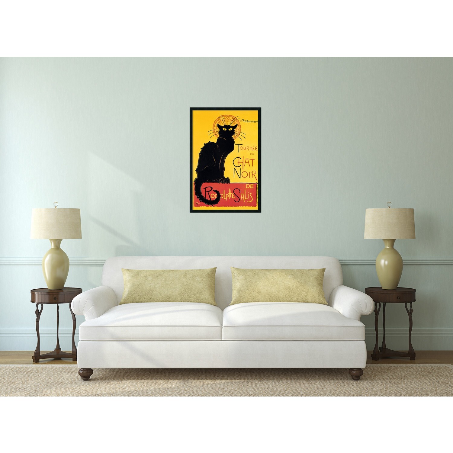 Theophile Alexandre Steinlen Tournee Du Chat Noir Framed Art Theophile Alexandre Steinlen Tournee Du Chat Noir Framed Art Yellow Free Shipping Today 4427568