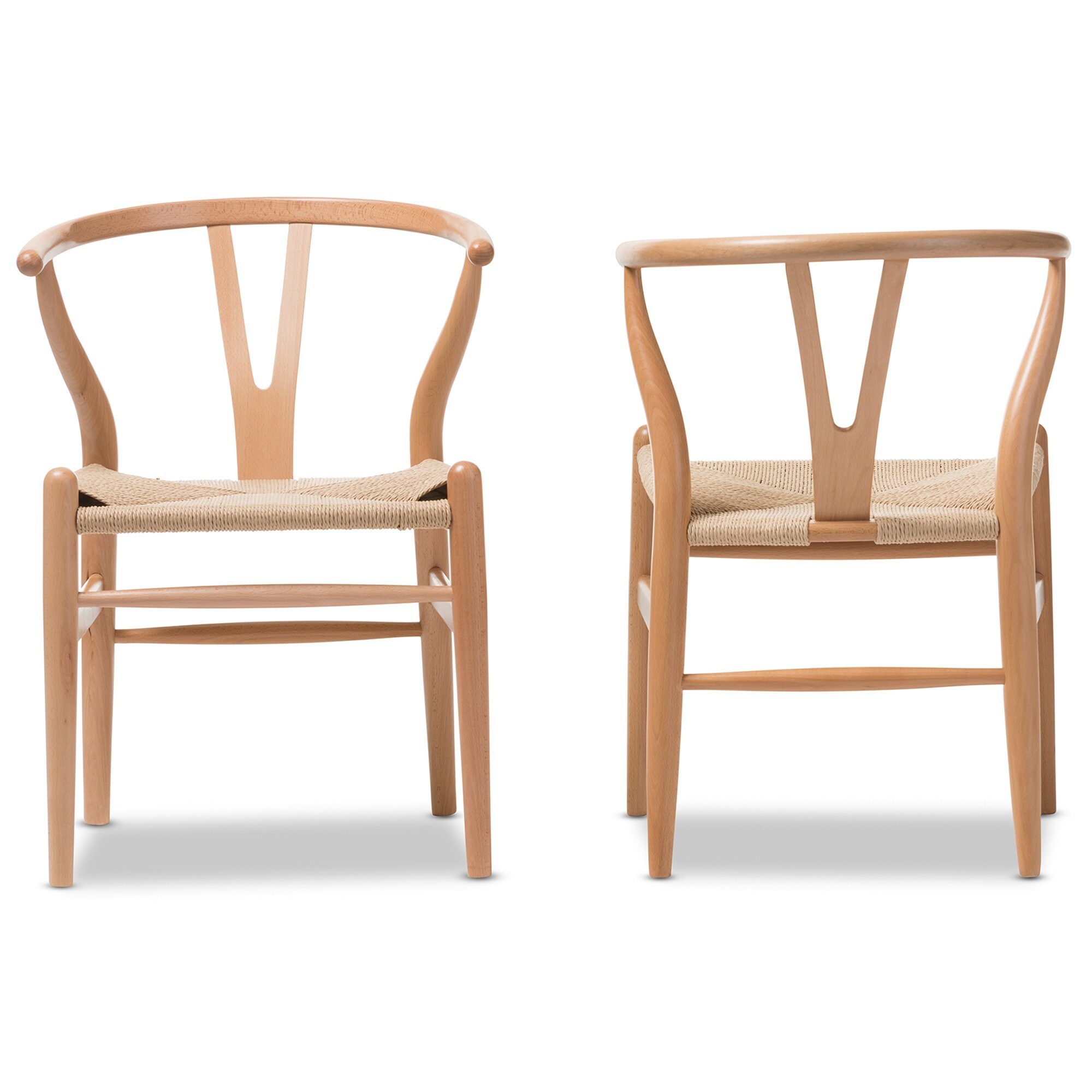 shop carson carrington akaa brown wood dining chair on sale free