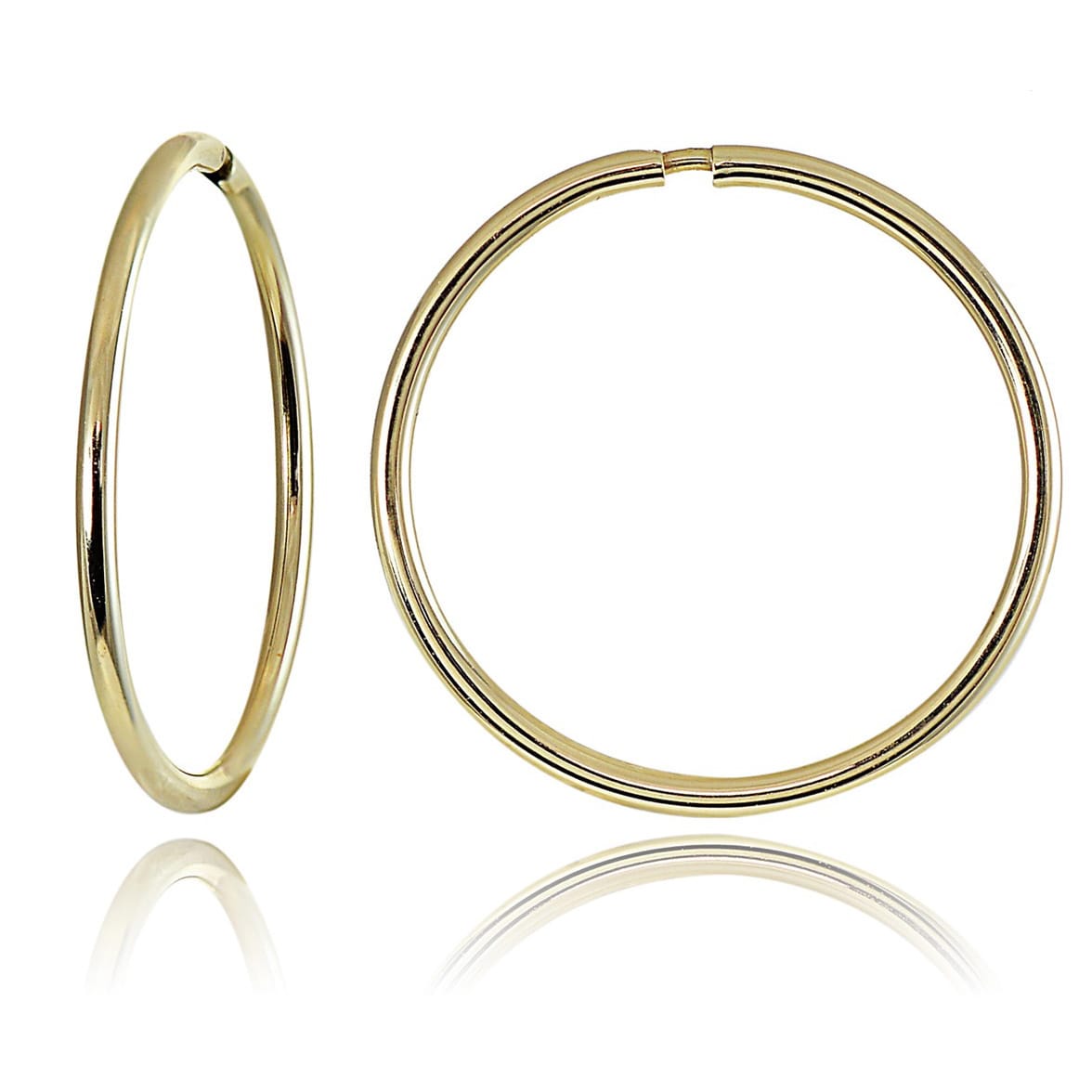 Mondevio 10k Gold 11mm Endless Hoop Earrings On Free Mondevio 10k Gold 11mm Endless Hoop Earrings On Free Shipping Orders Over 45 4509479