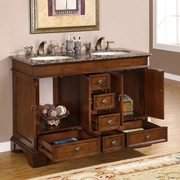 48 inch double sink vanity shop silkroad exclusive mesa 48inch doublesink bathroom vanity free shipping today overstockcom 4777463 48 inch double sink vanity shop silkroad exclusive mesa 48inch doublesink bathroom vanity free shipping today overstockcom 4777463