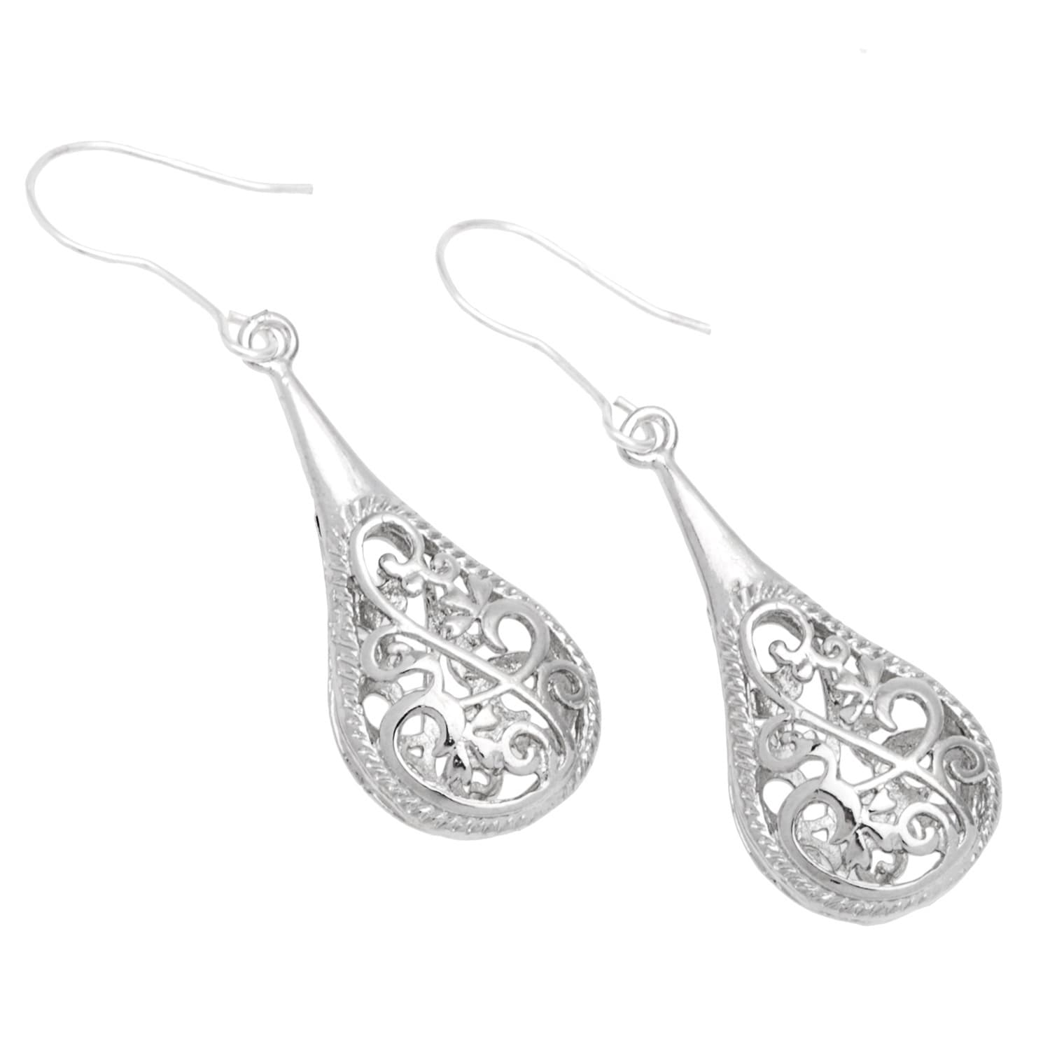 Handmade 1 Inch Silver Filigree Raindrop Earrings China On Handmade 1 Inch Silver Filigree Raindrop Earrings China On Free Shipping Orders Over 45 4798411