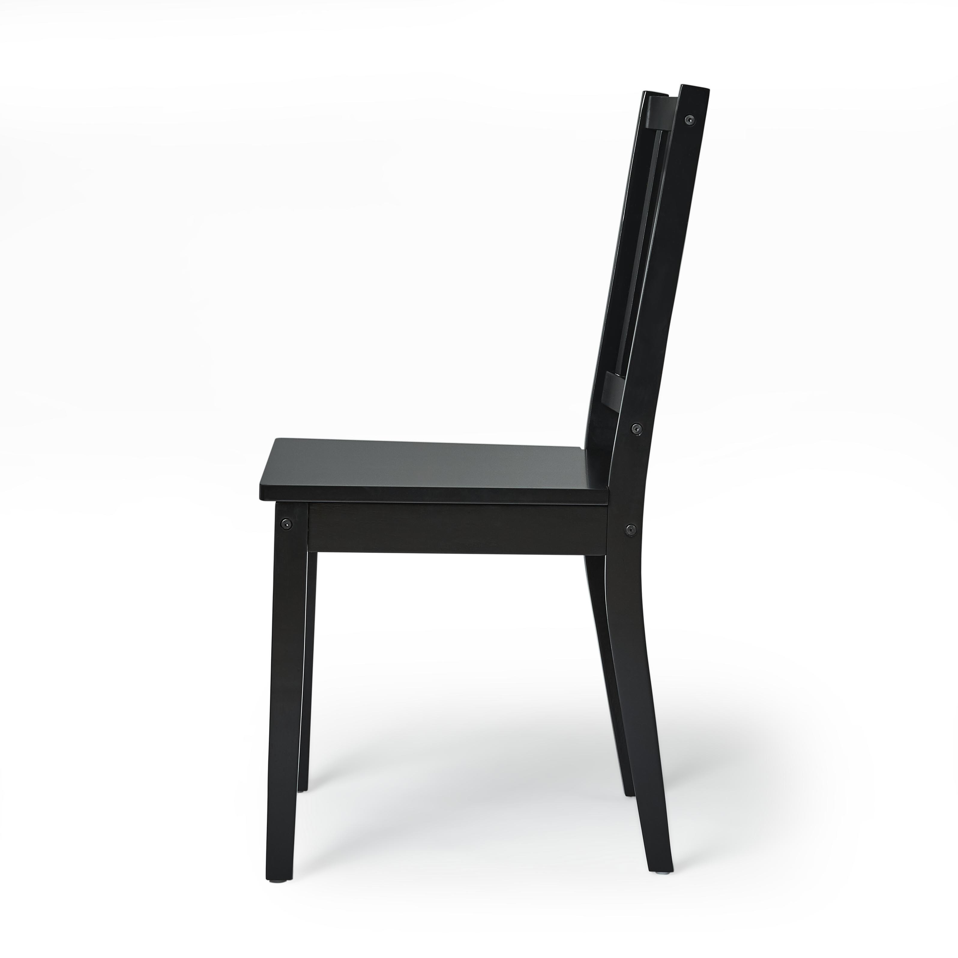 Simple Living Slat Black Rubberwood Dining Chairs Set Of 4 Simple Living Slat Black Rubberwood Dining Chairs Set Of 4 Free Shipping Today 5206391