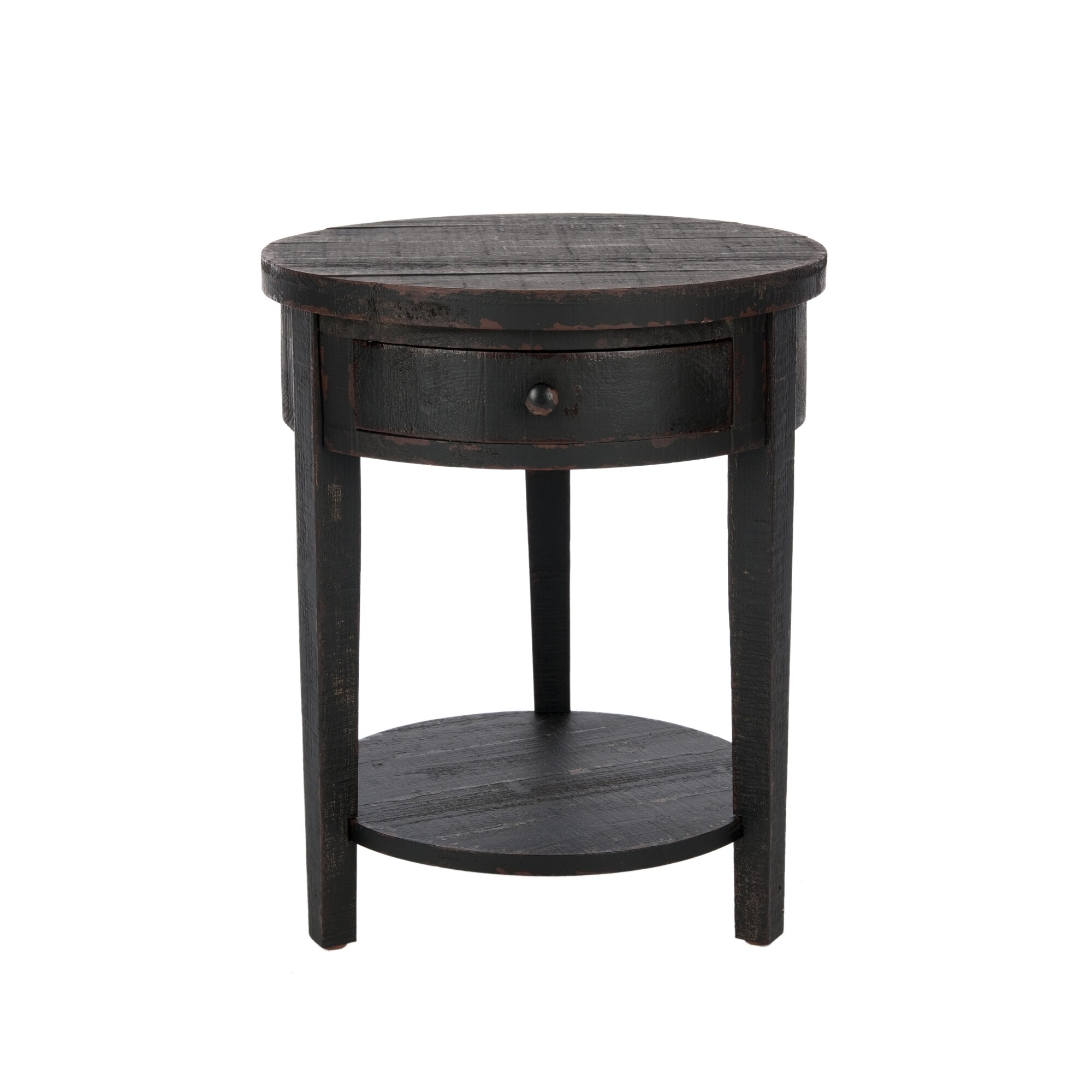 Shop Safavieh Doris Black Round End Table On Sale Free Shipping