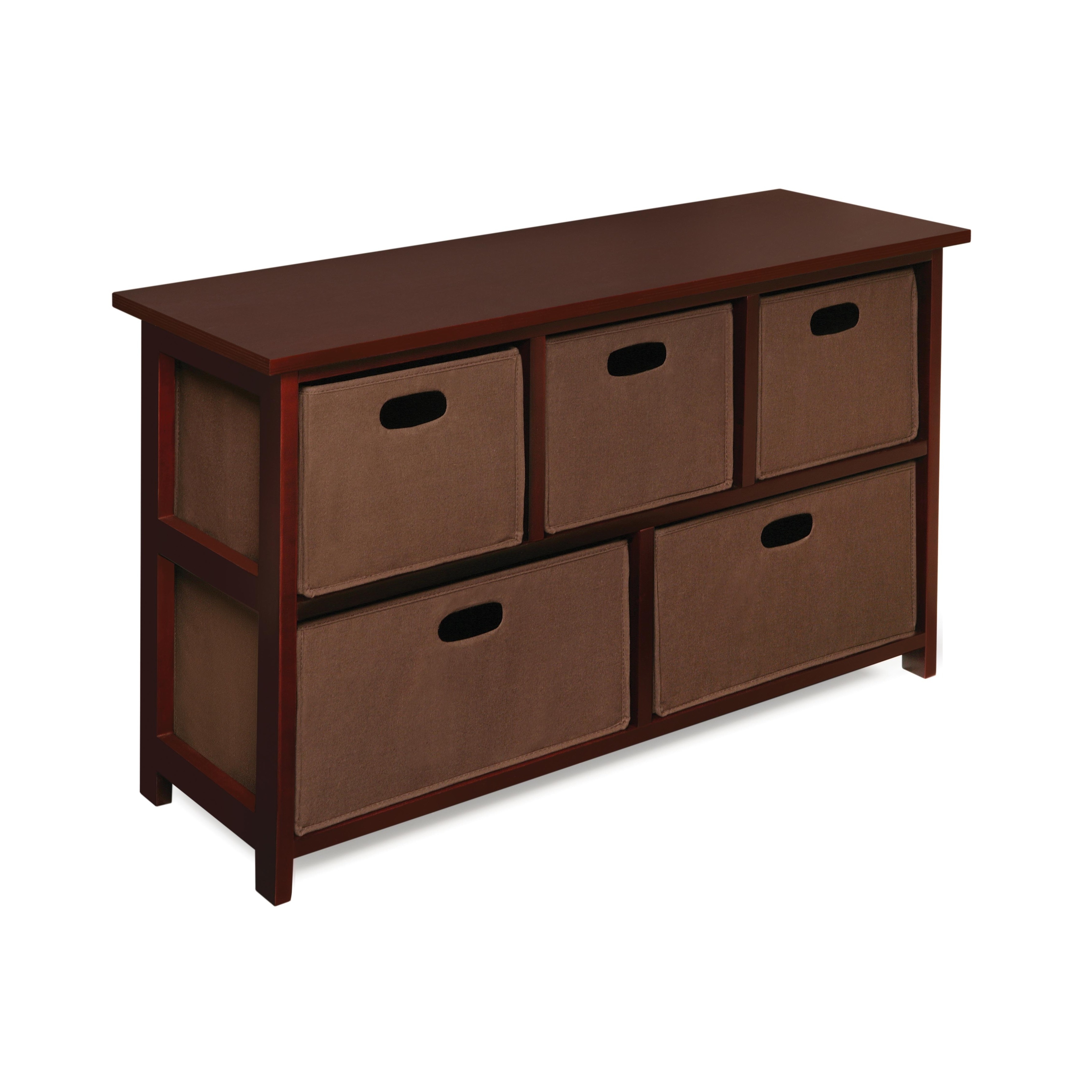 Children S Wooden Cherry Storage Cabinet With Baskets Free Children S Wooden Cherry Storage Cabinet With Baskets Free Shipping Today 5288051