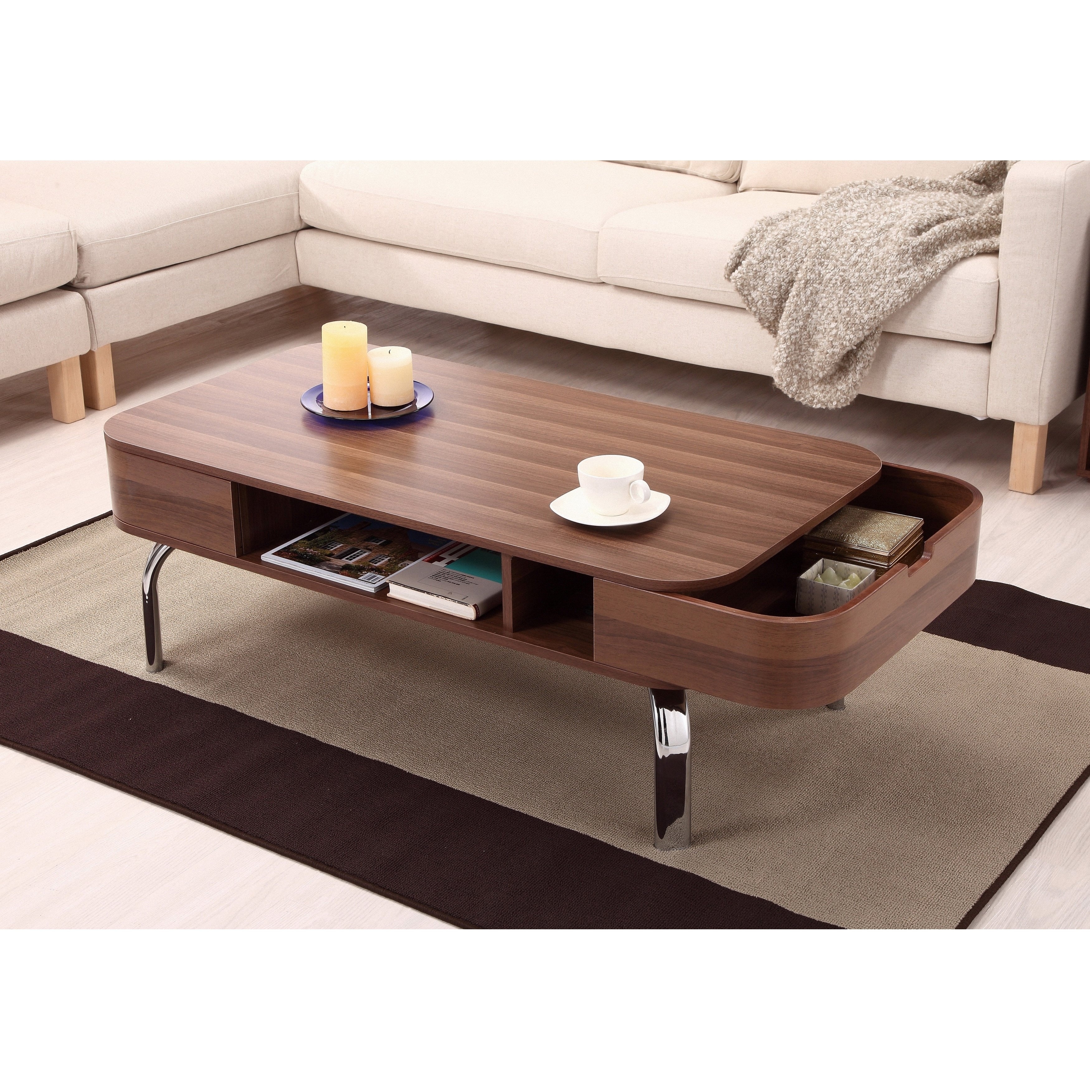 Furniture Of America Berkley Walnut Mid Century Modern Coffee Furniture Of America Berkley Walnut Mid Century Modern Coffee Table On Free Shipping Today 5328001
