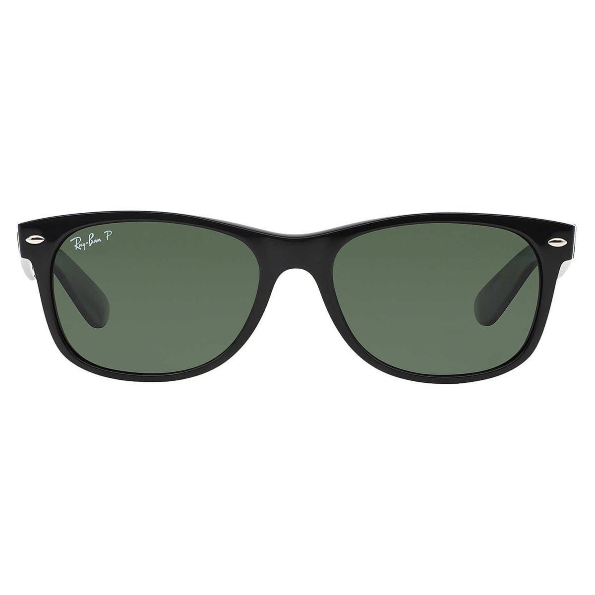Shop Ray-Ban New Wayfarer RB2132 Polarized Sunglasses - Black - Free Shipping Today - Overstock.com - 5329325