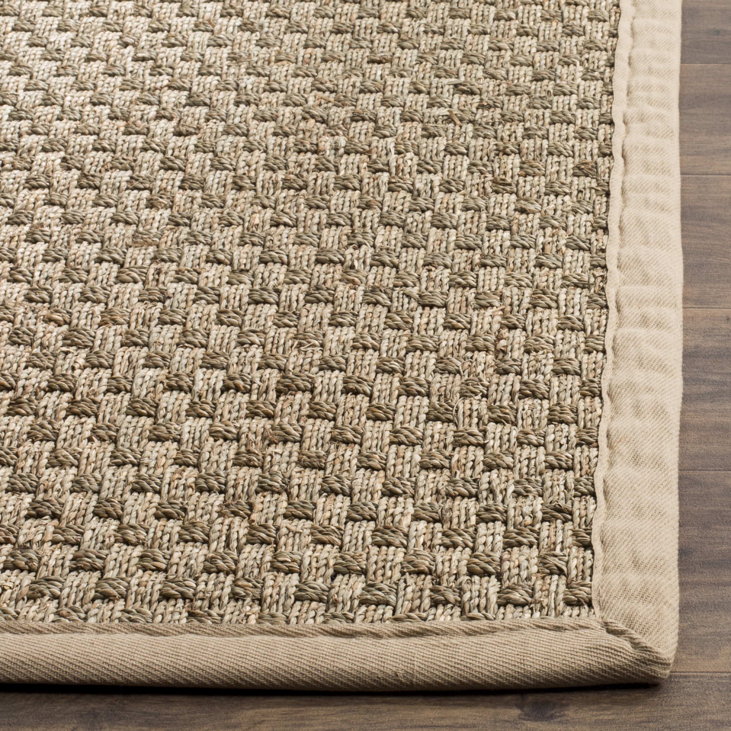Safavieh Casual Natural Fiber Hand Woven Sisal Beige Safavieh Casual Natural Fiber Hand Woven Sisal Beige Seagr Rug 8 Square Free Shipping Today 13303762