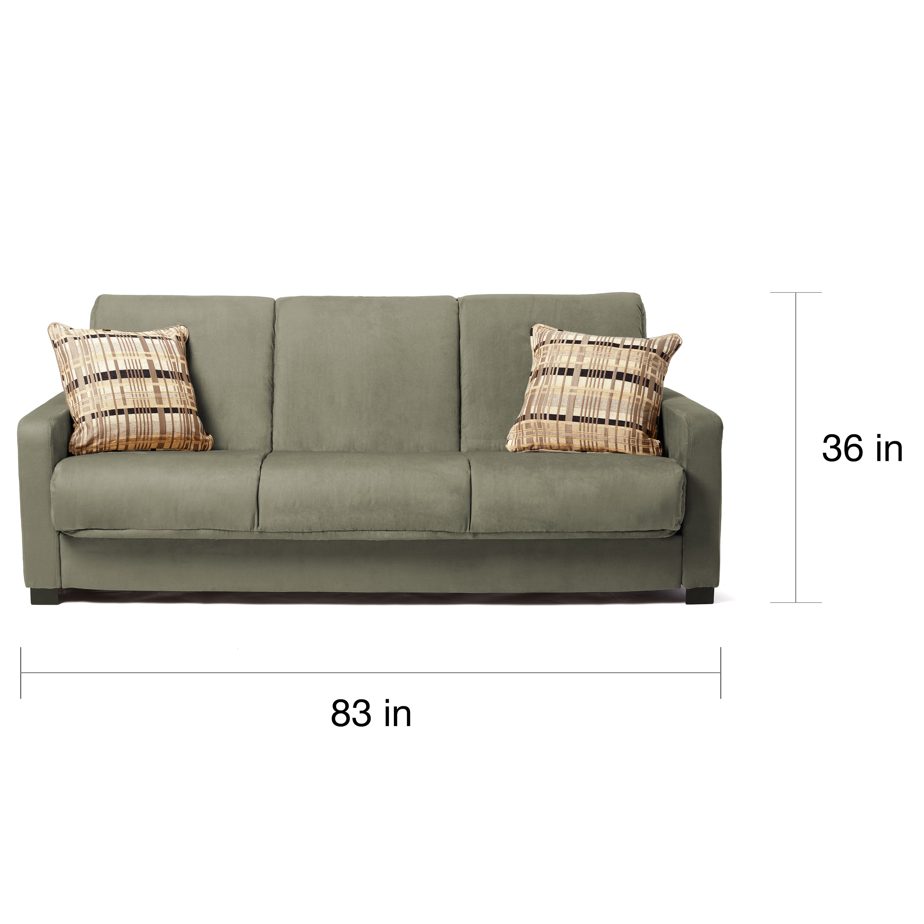Handy Living Trace Convert A Couch Sage Grey Microfiber Futon Handy Living Trace Convert A Couch Sage Grey Microfiber Futon Sofa Sleeper On Free Shipping Today 5542801